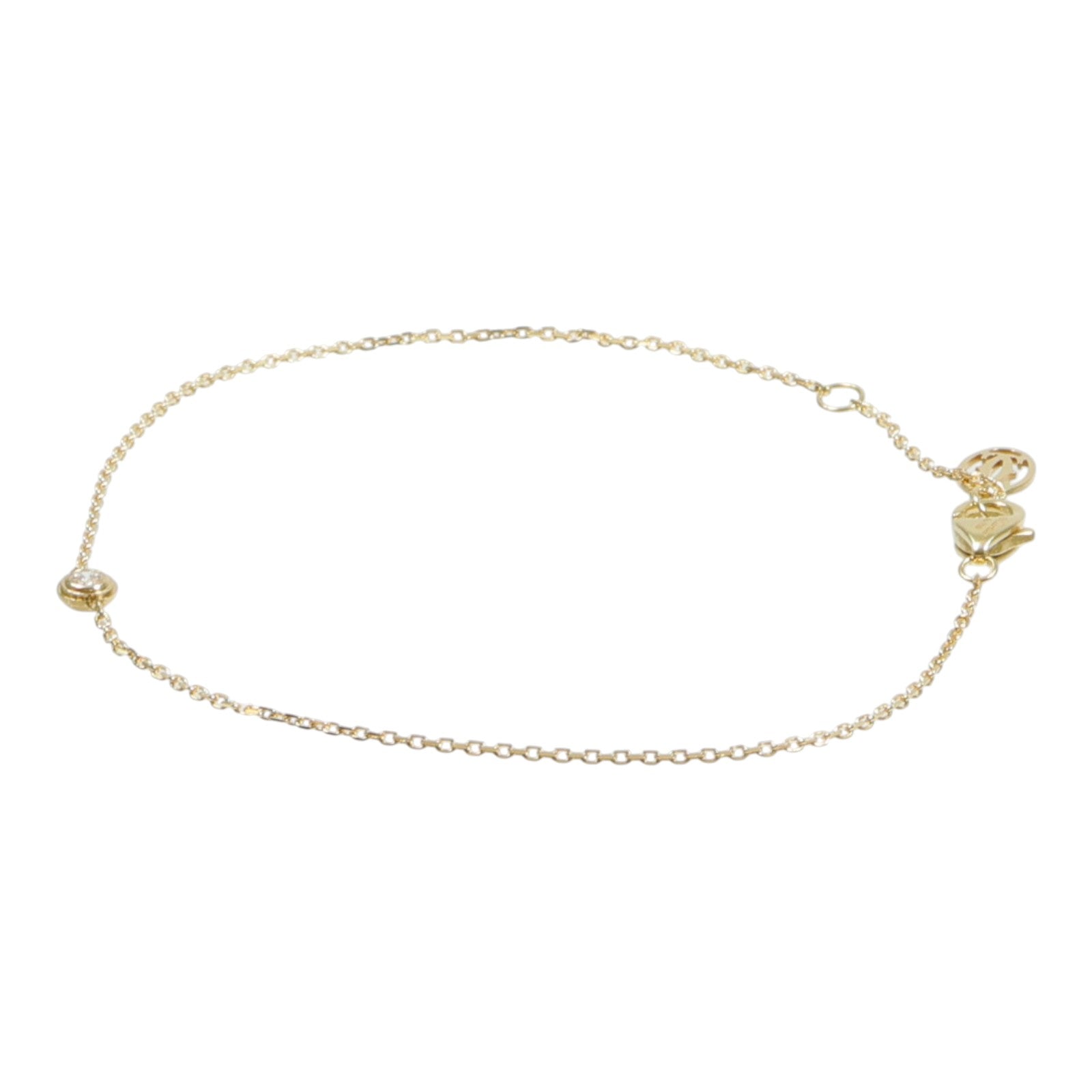 CARTIER 18K黃金D Amour Bracelet鑽石手鏈