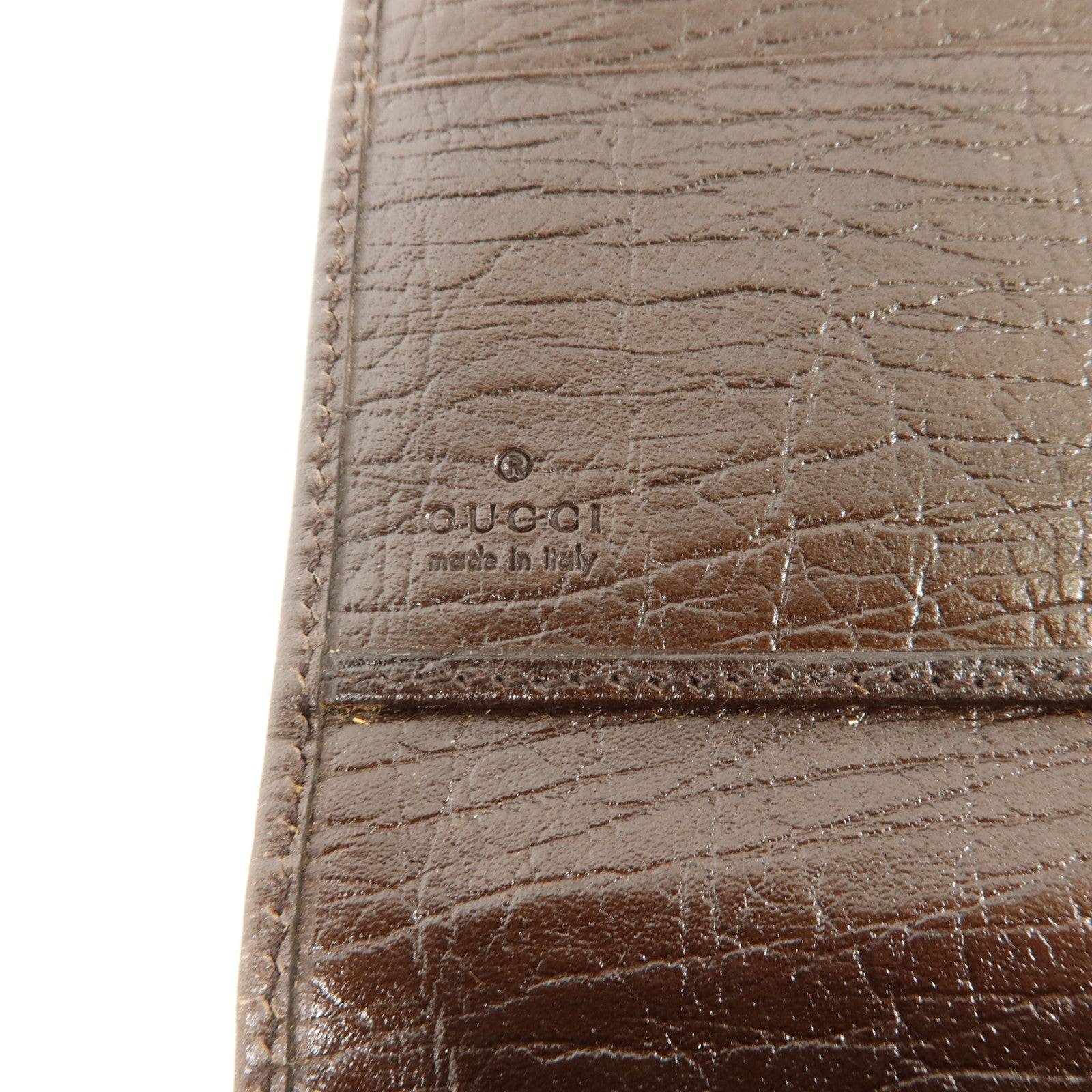 GUCCI GG帆布Vintage Web Horsebit Long Wallet金扣長錢包