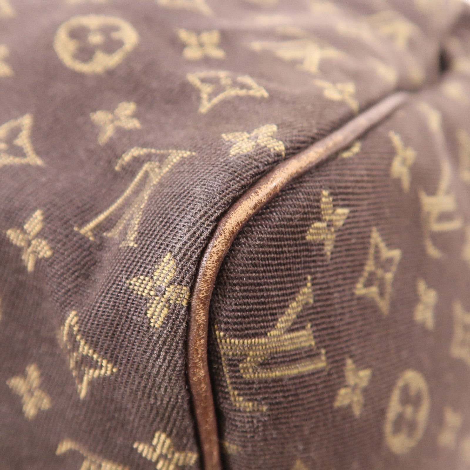 LOUIS VUITTON LV GHW Speedy 30 Handbag M95224 Monogram Mini Lin Brown