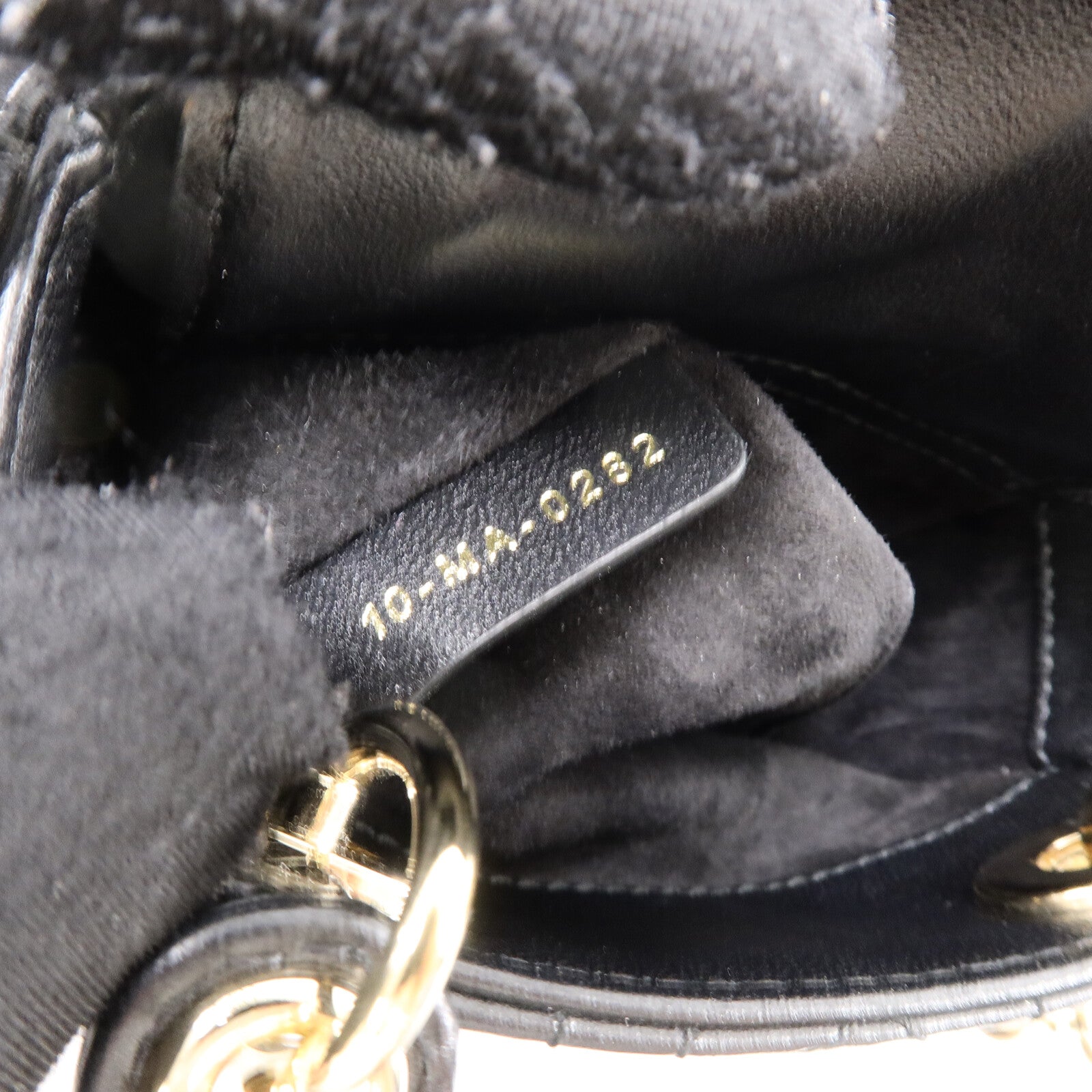 Dior 羊皮皮革Lady Dior Micro手挽肩背兩用袋