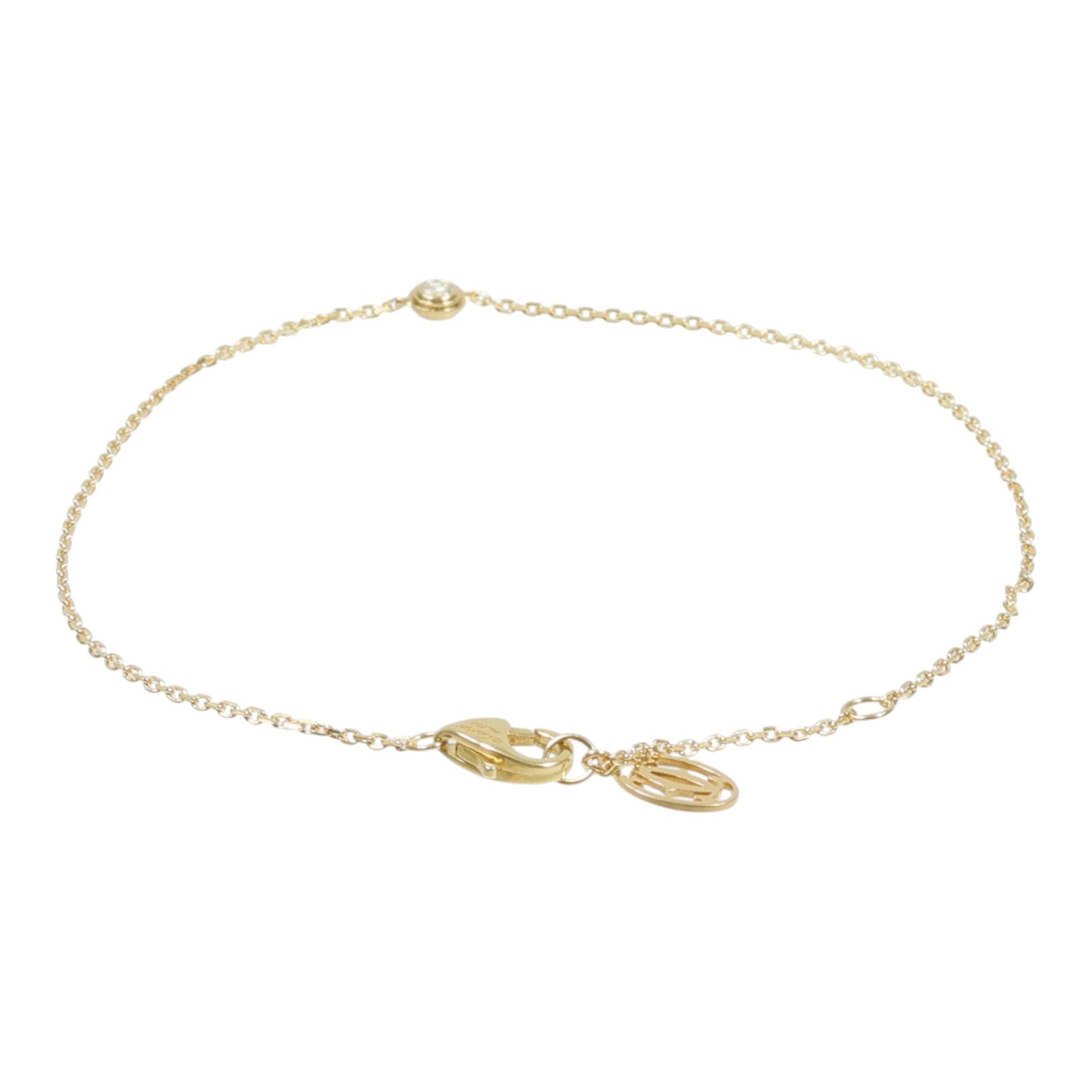 CARTIER 18K黃金D Amour Bracelet鑽石手鏈