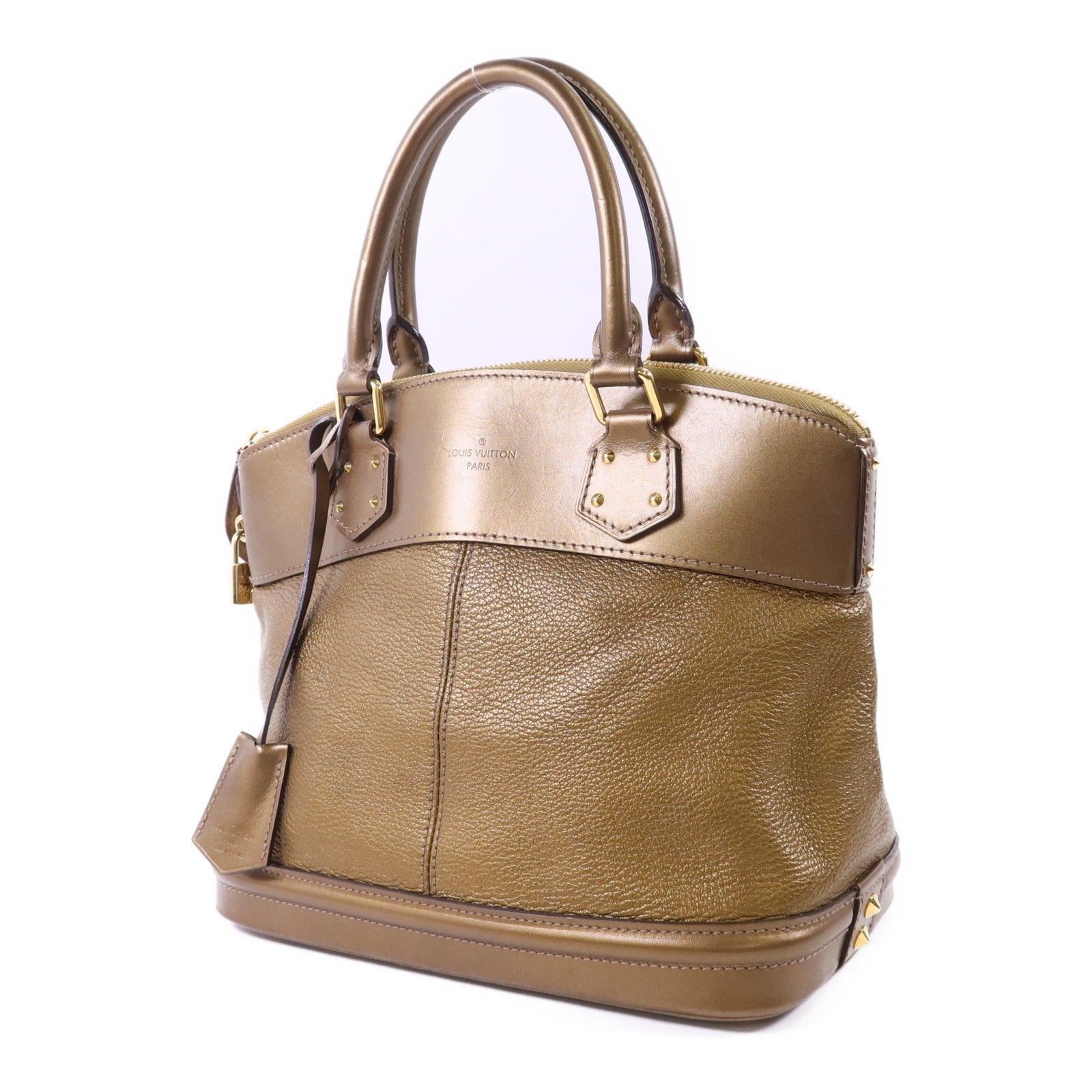 LOUIS VUITTON Suhali Lockit PM金扣手挽袋