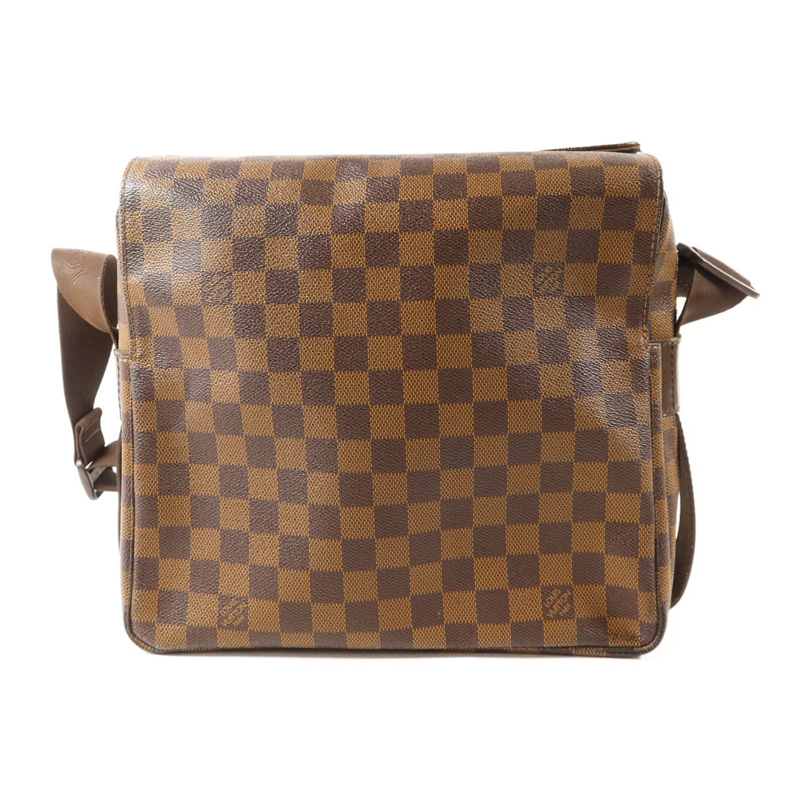 LOUIS VUITTON Damier Naviglio金扣肩背袋