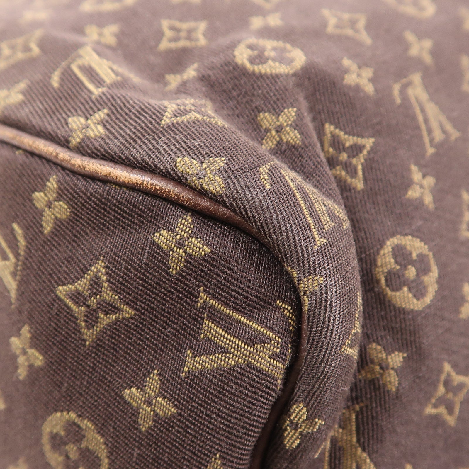 LOUIS VUITTON LV GHW Speedy 30 Handbag M95224 Monogram Mini Lin Brown