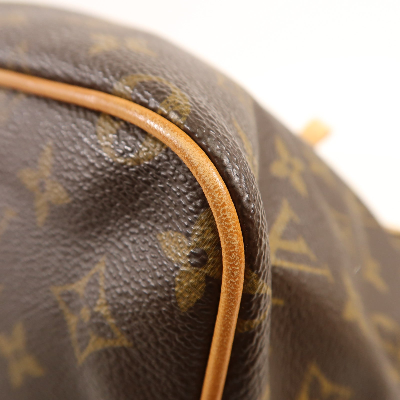 LOUIS VUITTON Monogram Palermo PM金扣手挽肩背兩用袋棕色