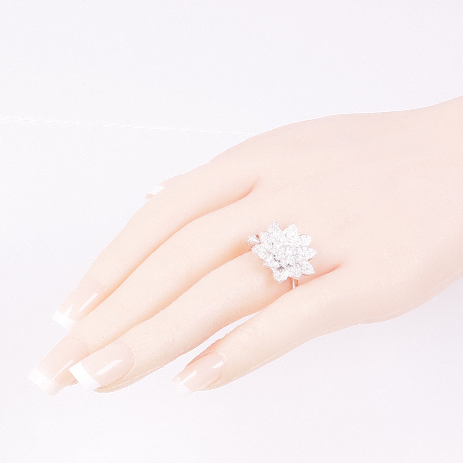 JEWELRY 18K白金Diamond Ring鑽石戒指US#7
