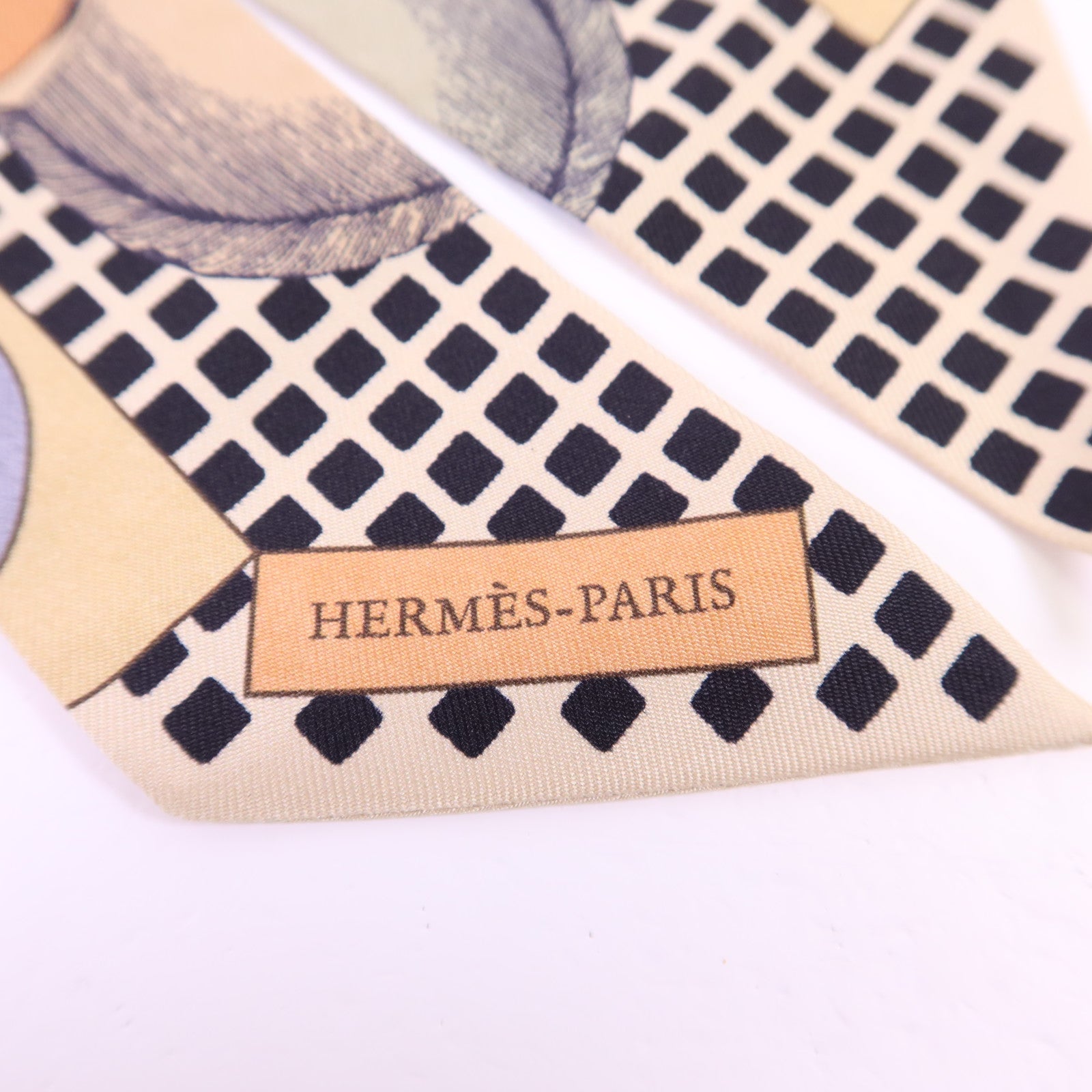 HERMES 絲質Twilly絲巾