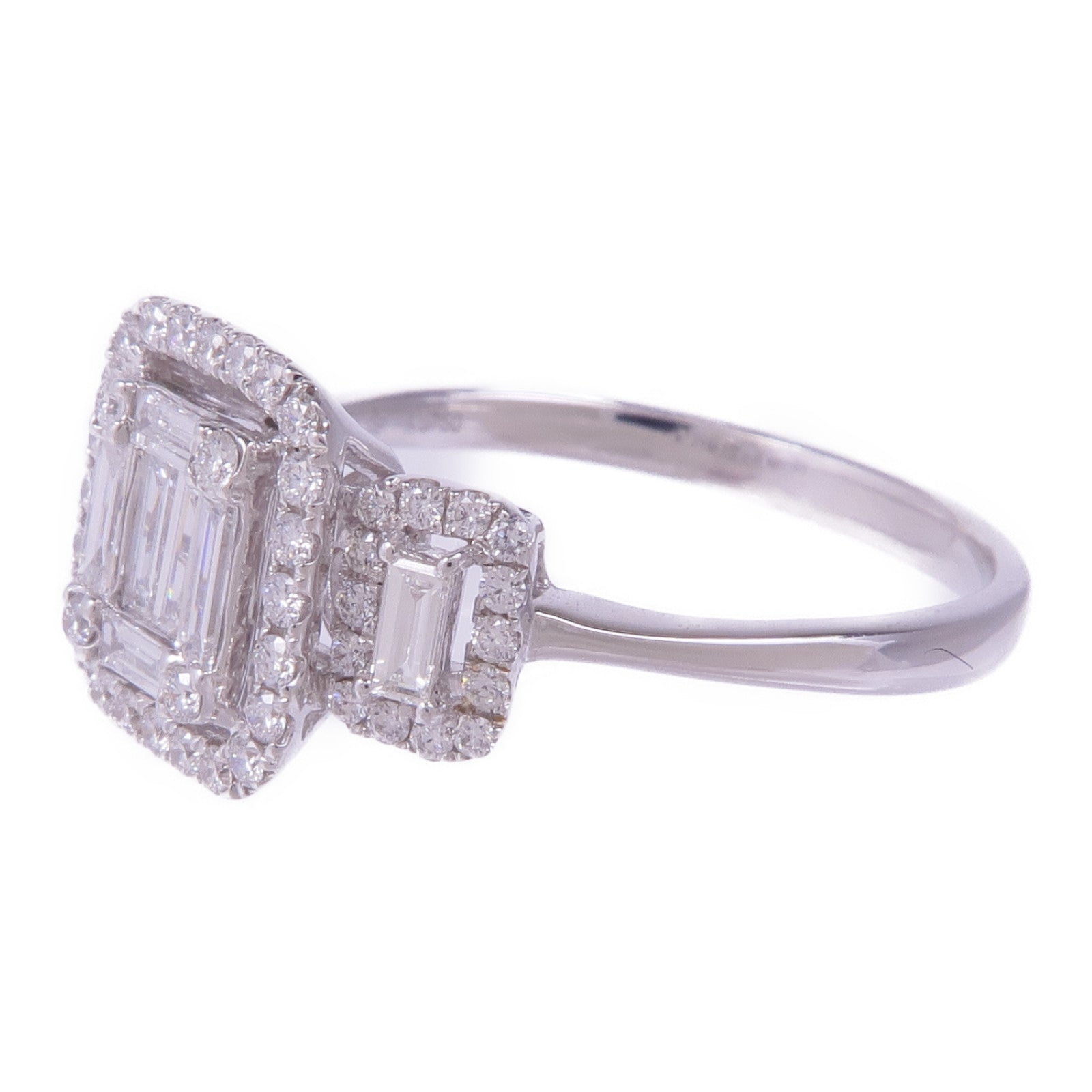 JEWELRY 18K白金Diamond Ring鑽石戒指US#9.25