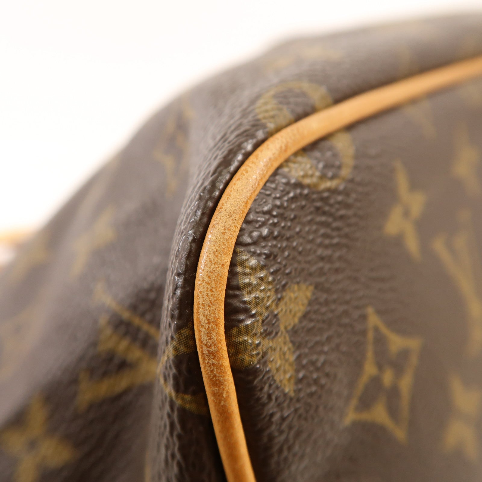 LOUIS VUITTON Monogram Palermo PM金扣手挽肩背兩用袋棕色