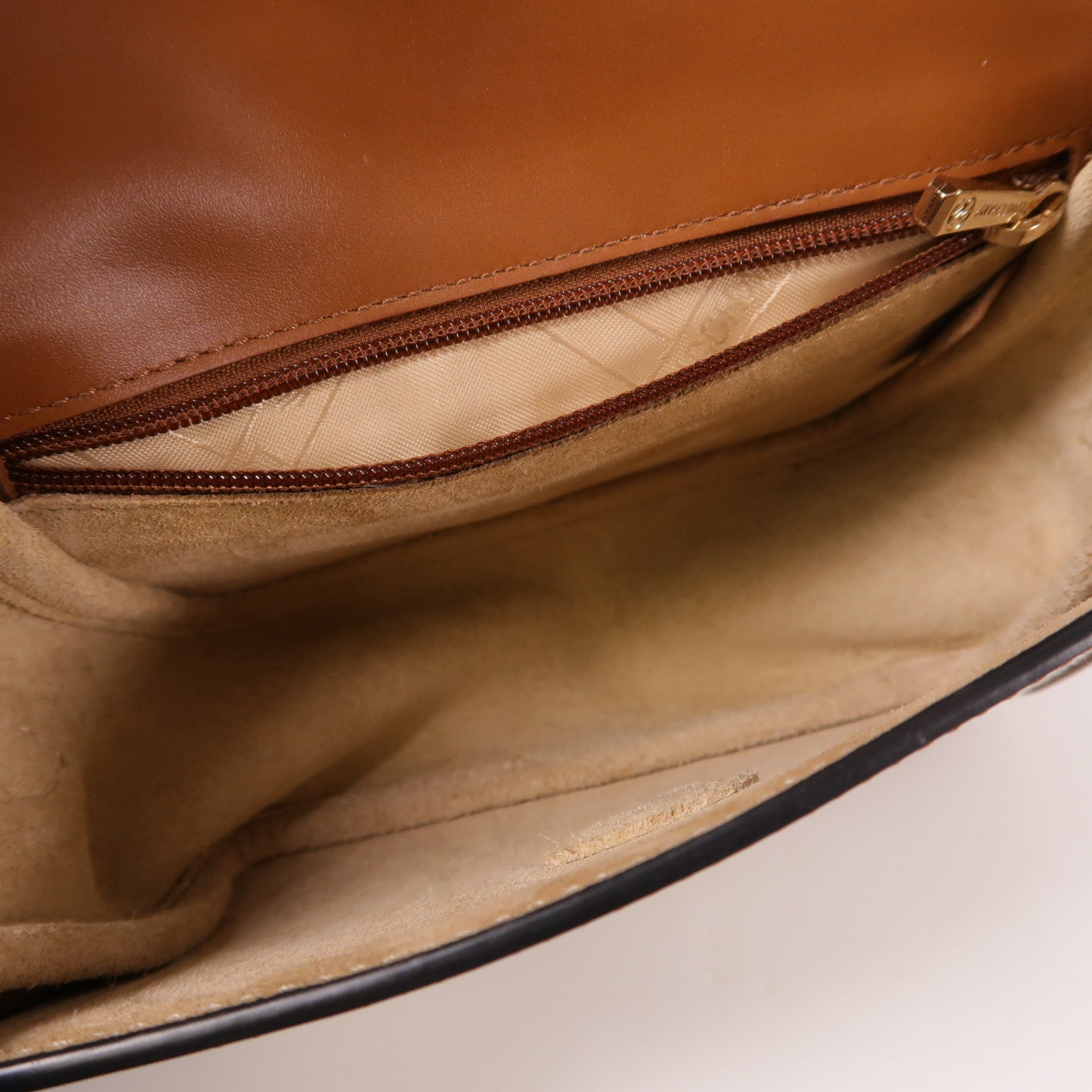 Longchamp 帆布/皮革Shoulder Bag金扣肩背袋