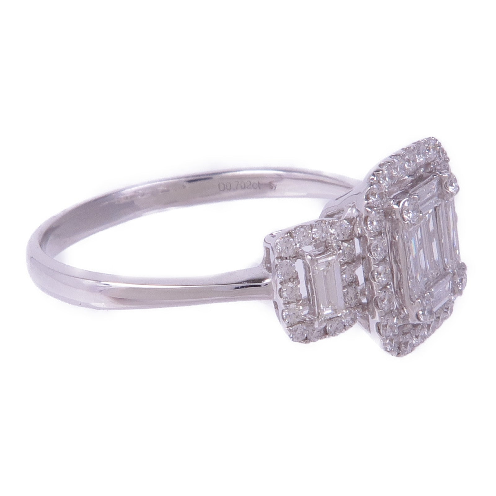 JEWELRY 18K白金Diamond Ring鑽石戒指US#9.25