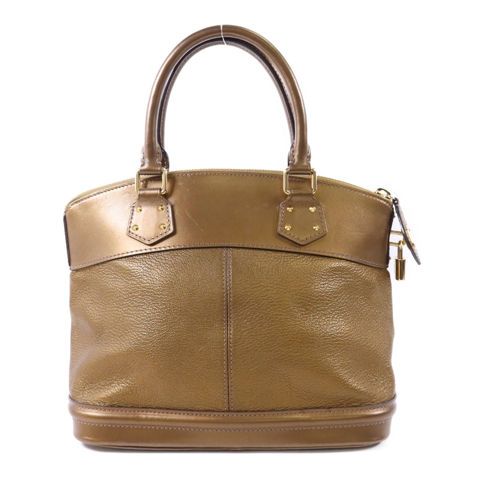 LOUIS VUITTON Suhali Lockit PM金扣手挽袋