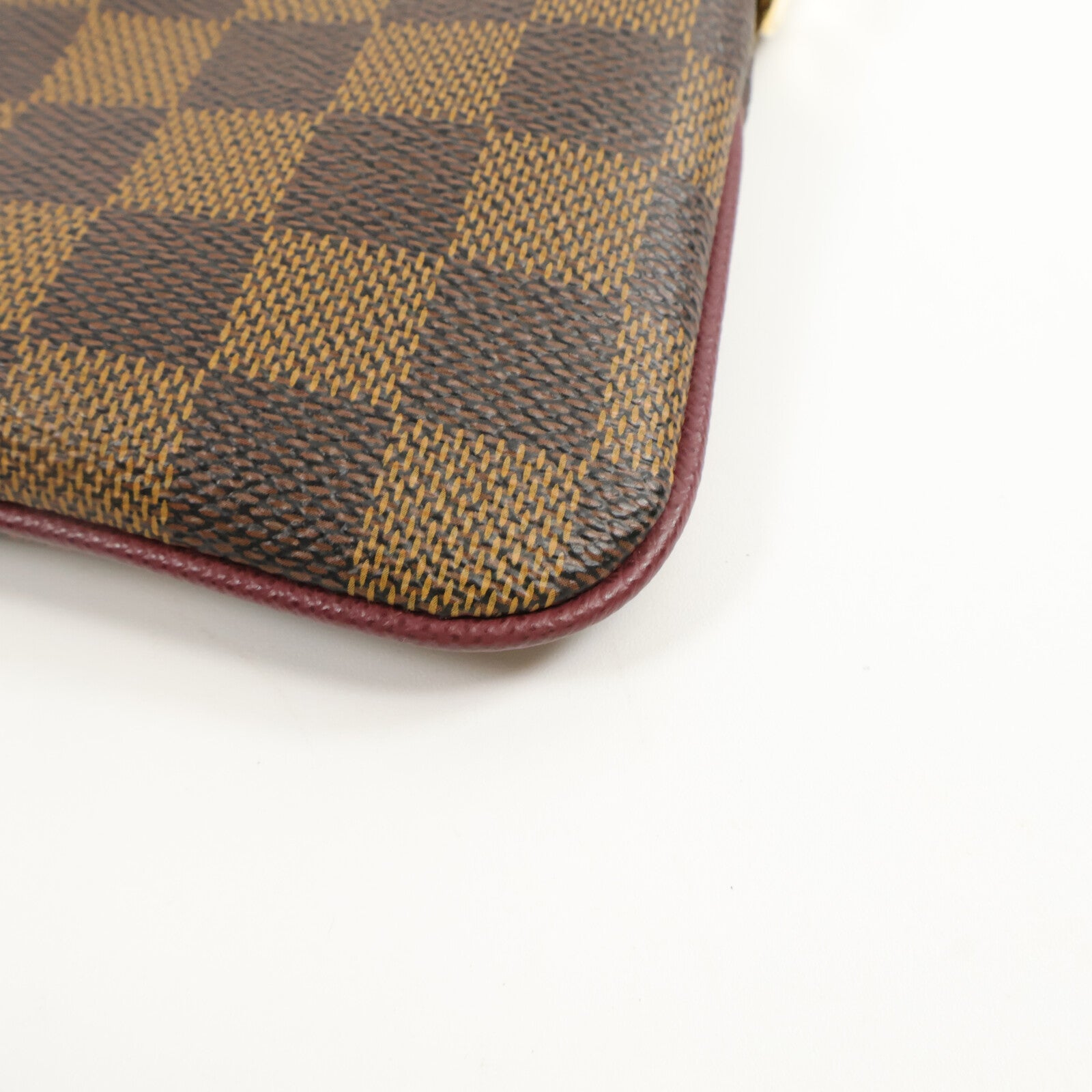 LOUIS VUITTON Damier Pochette Mila MM鏈帶手拿包