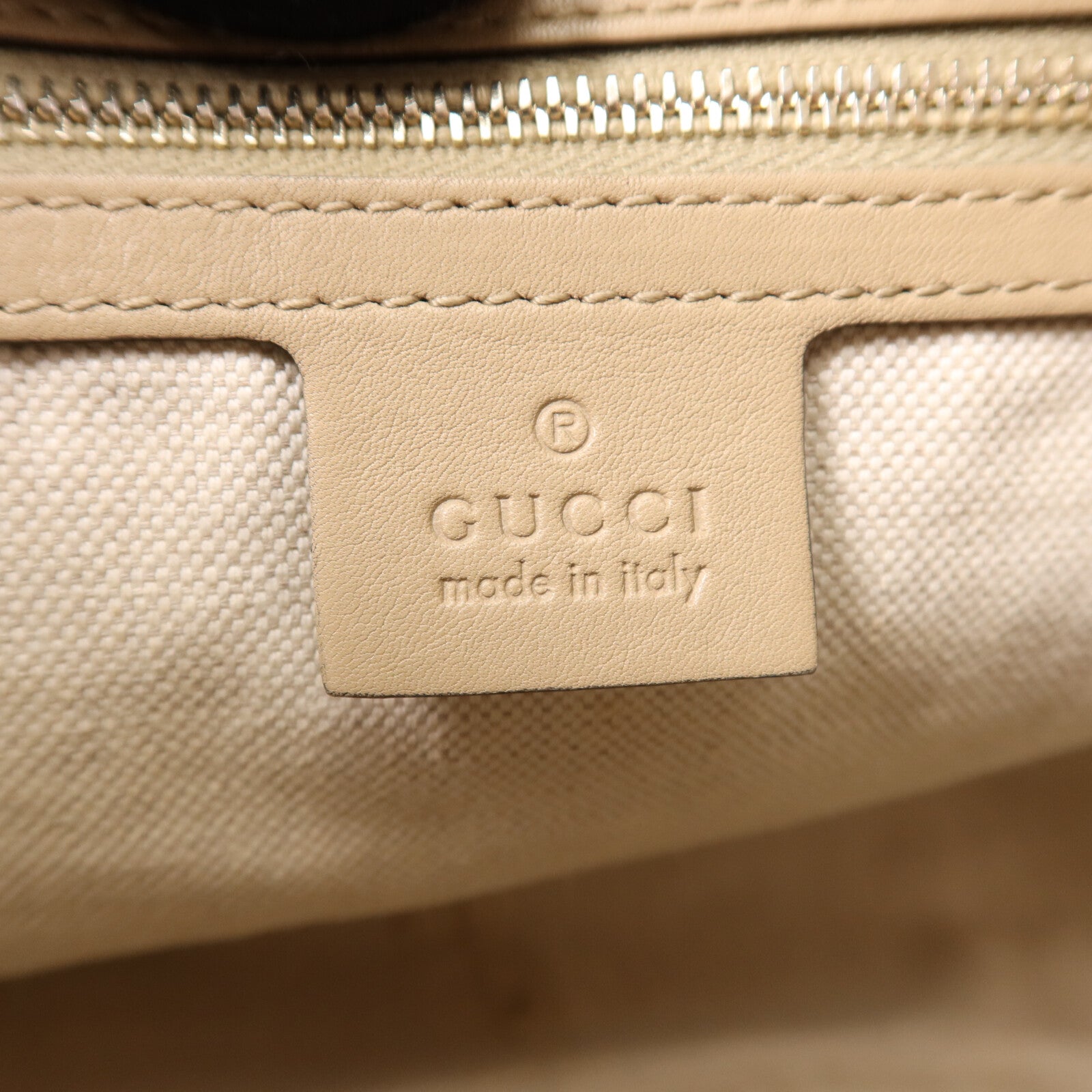 GUCCI 塗層帆布Hand Bag金扣手挽袋