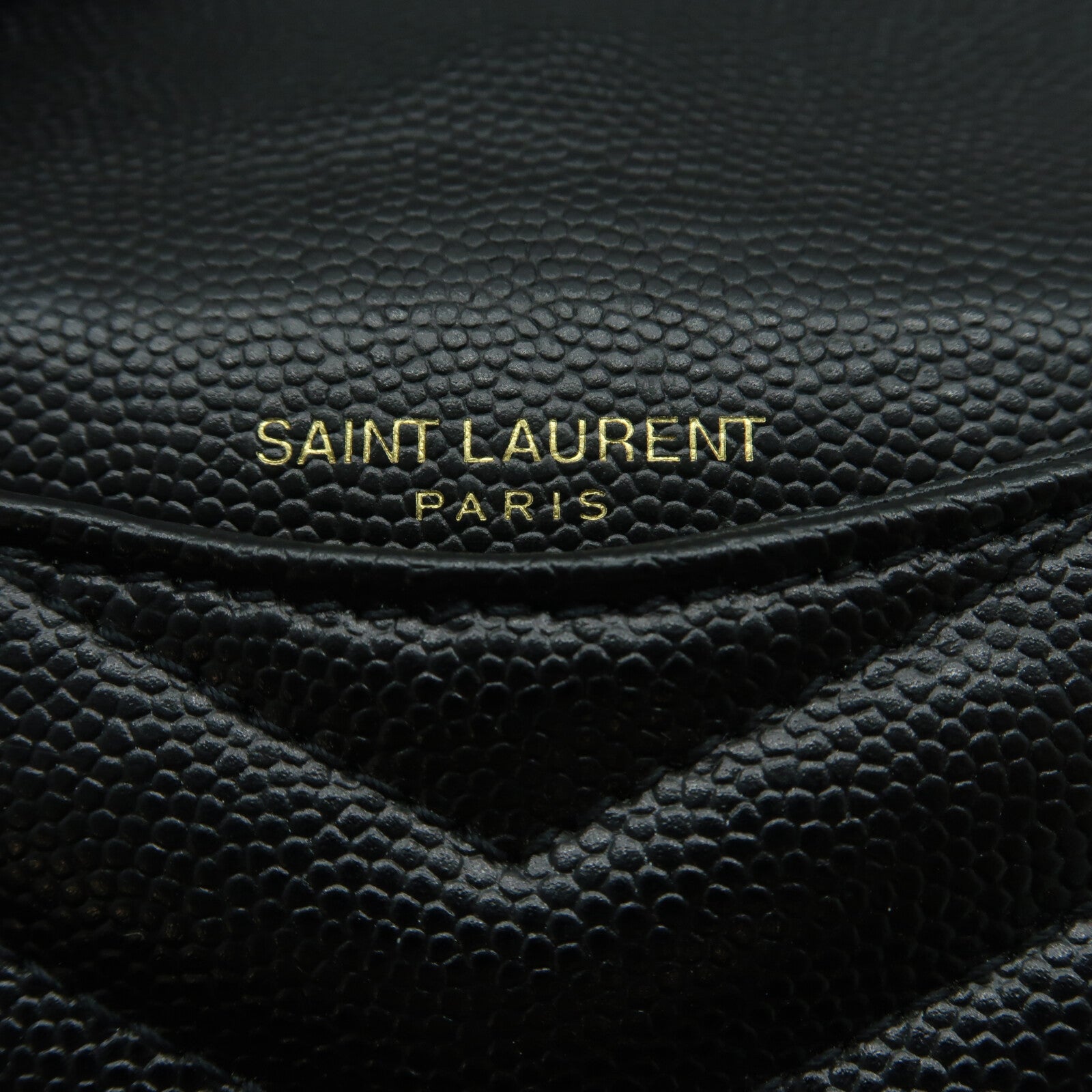 SAINT LAURENT 牛皮皮革Card case金扣卡片套