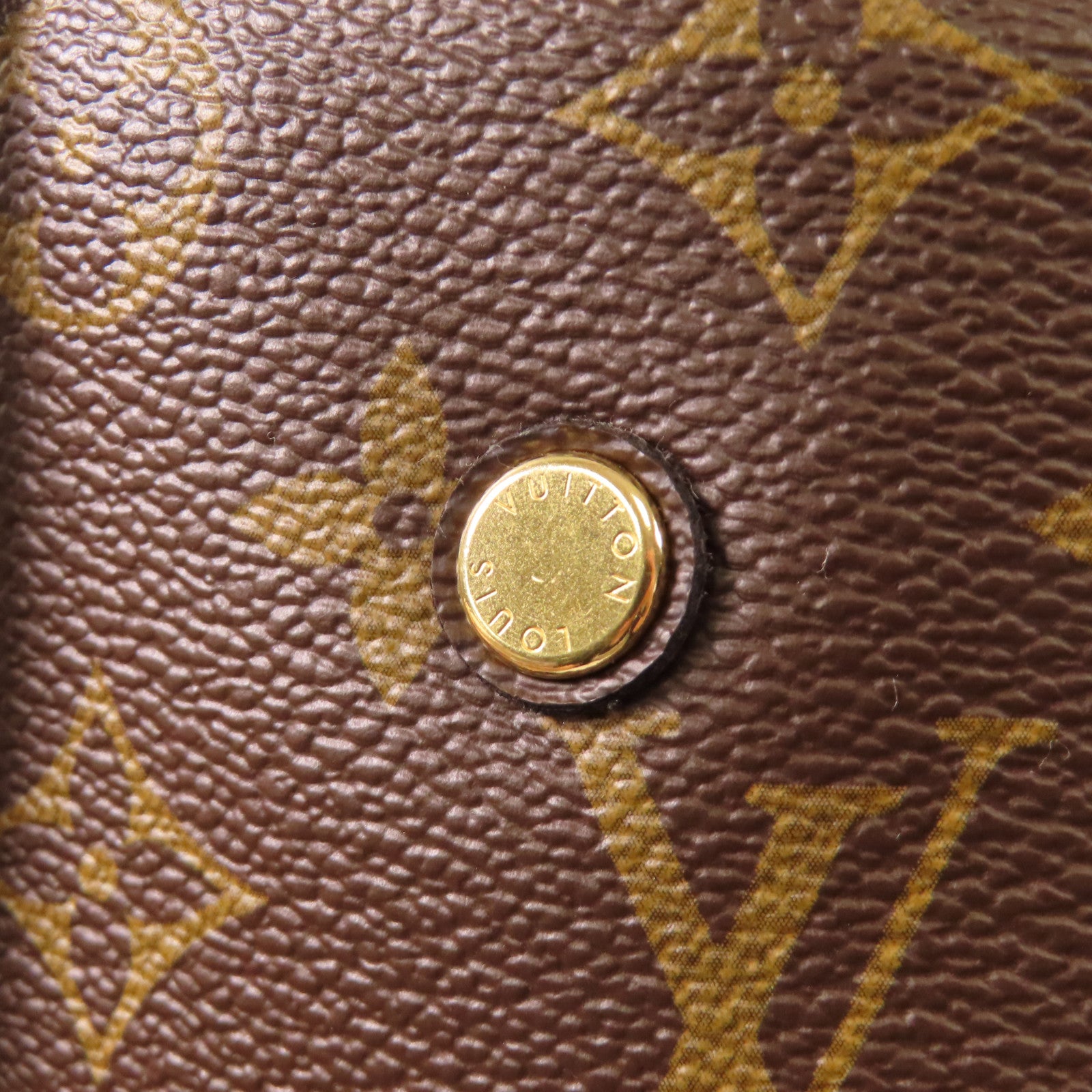 LOUIS VUITTON Monogram Montaigne MM金扣手挽肩背兩用袋