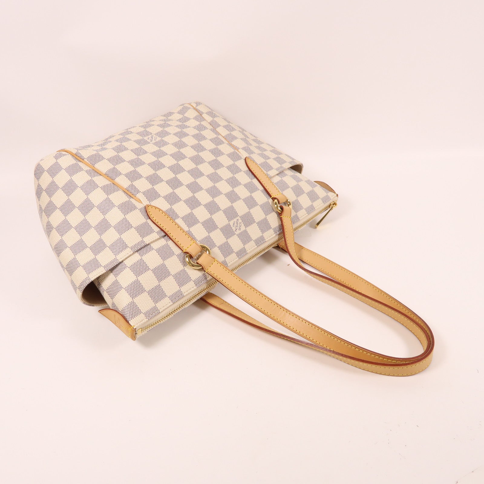 LOUIS VUITTON Damier Azur Totally PM金扣肩背袋