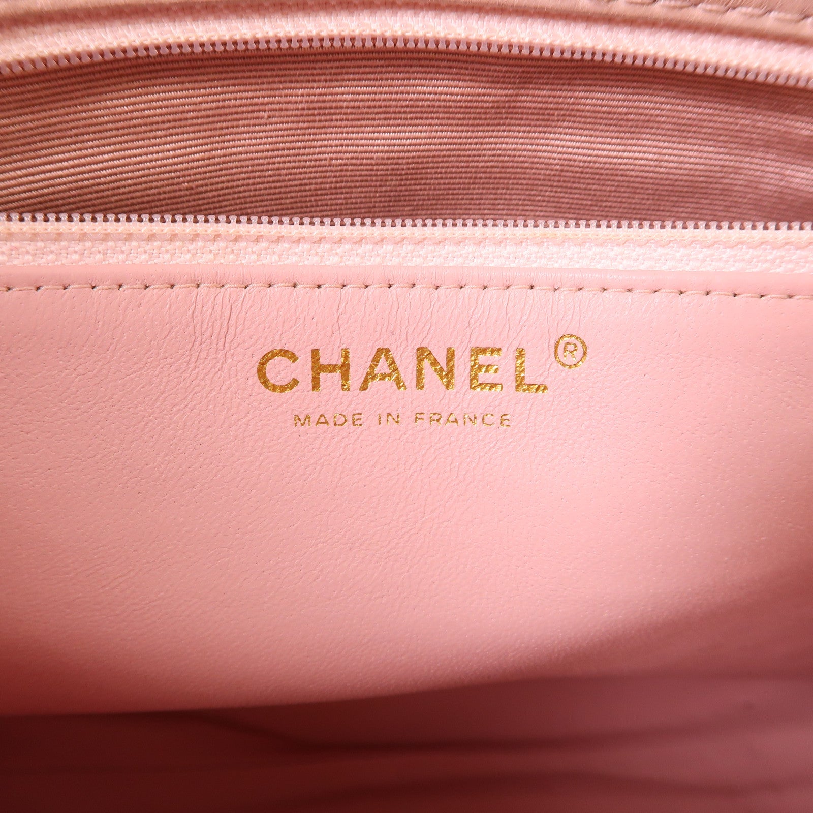 CHANEL 羊皮皮革Shoulder Bag金扣鏈帶肩背袋