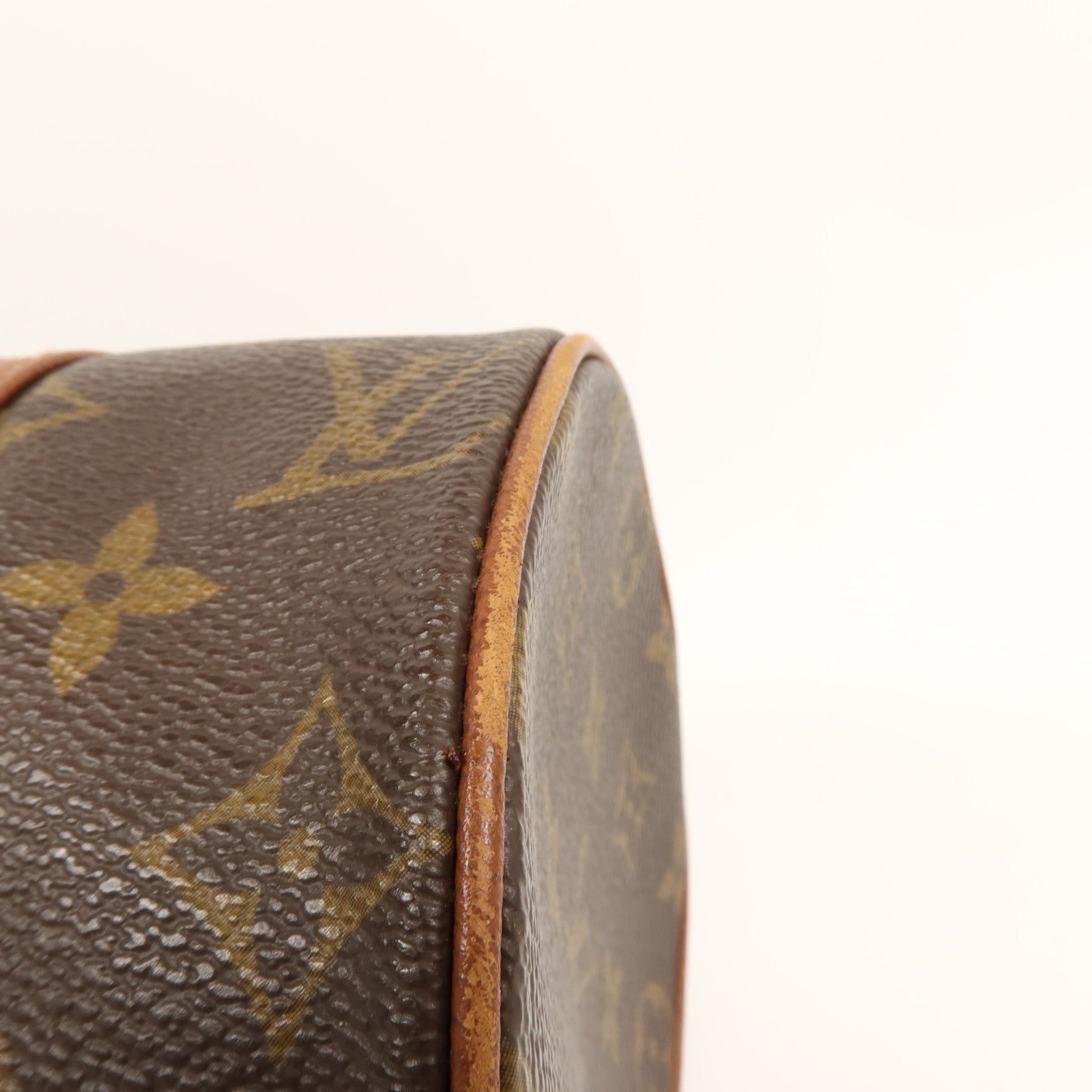 LOUIS VUITTON Monogram Papillon金扣手挽袋
