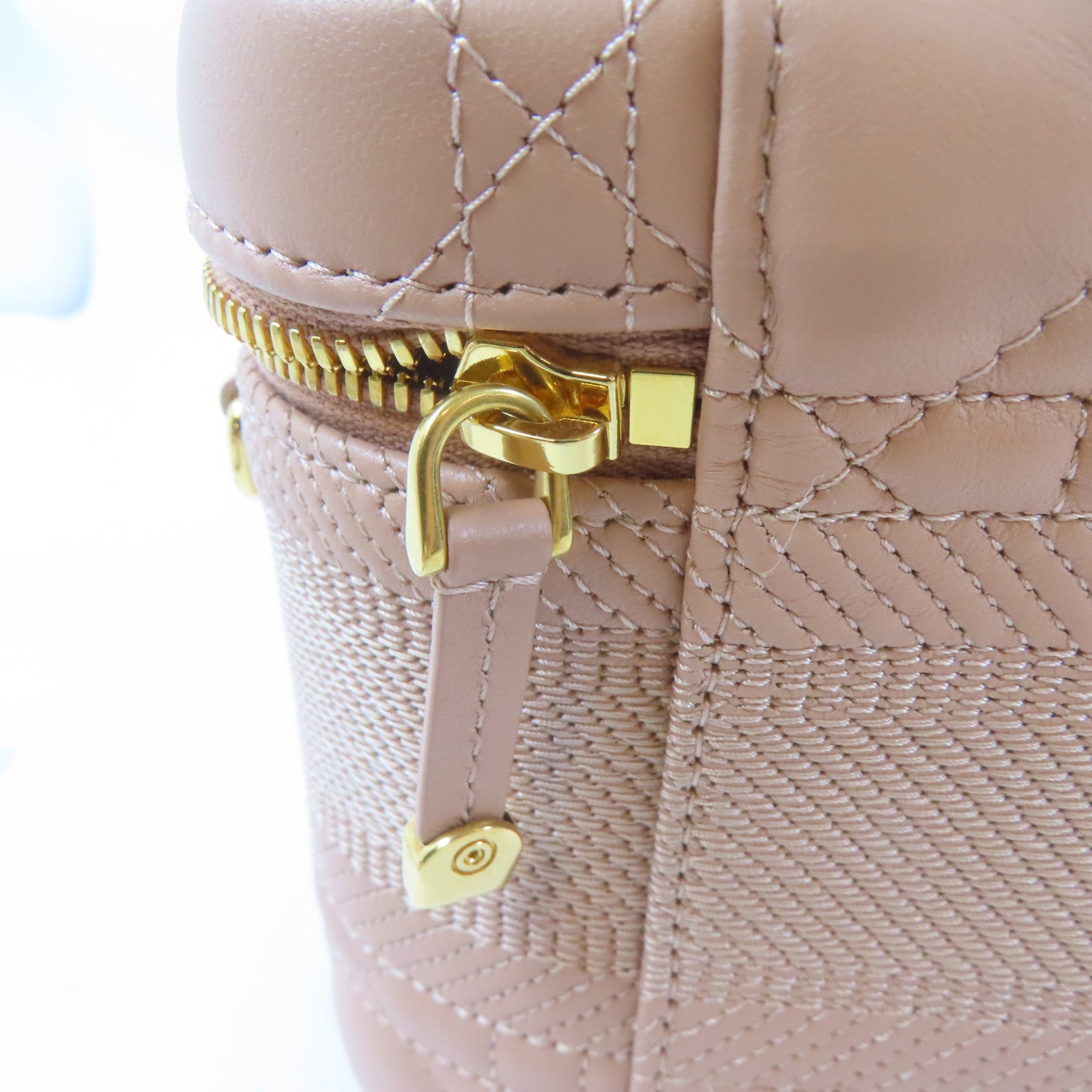 Dior (PRICE DOWN) CD GHW Vanity Bag 2 Way Shoulder 23-BO-0231 Lambskin Leather Pink