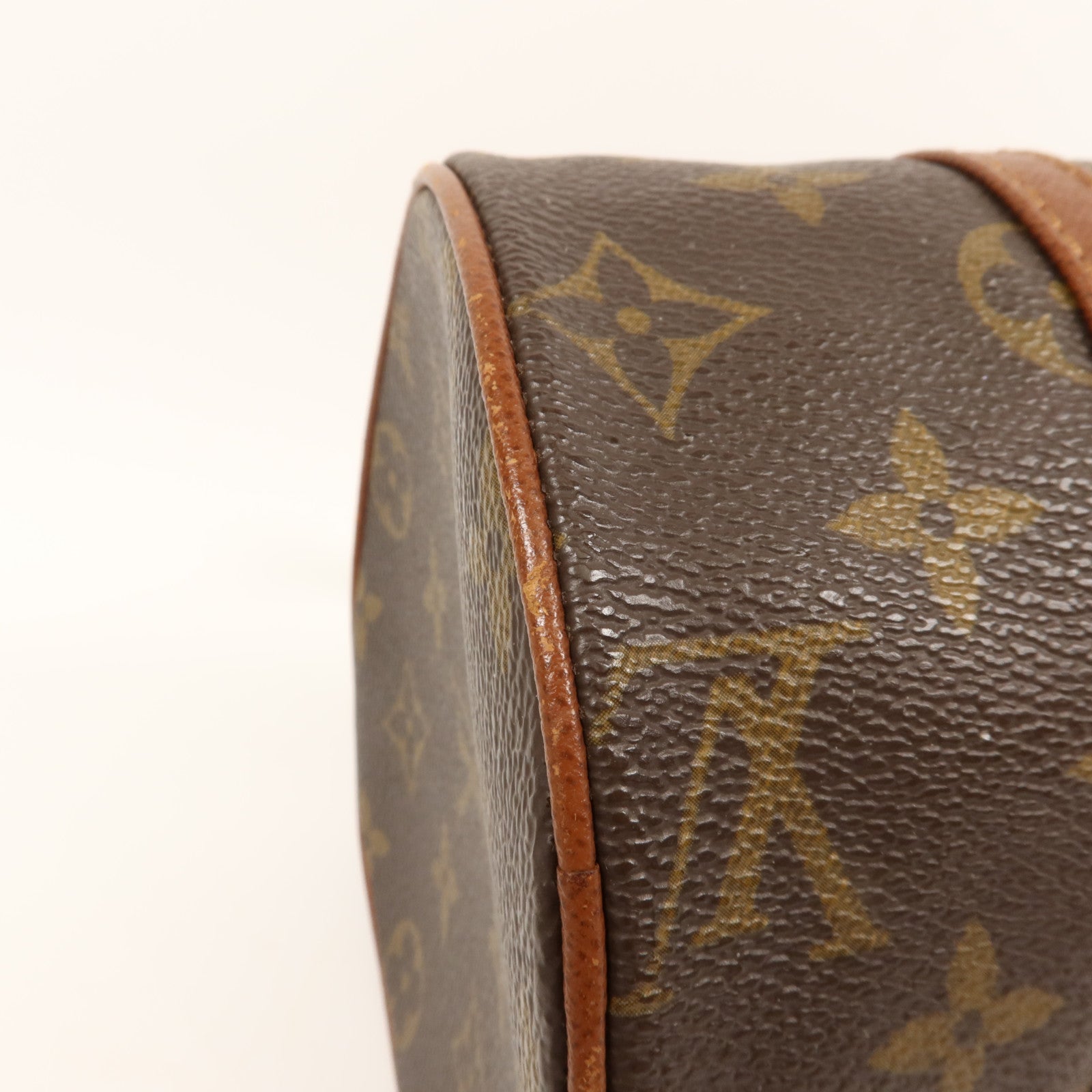 LOUIS VUITTON Monogram Papillon金扣手挽袋