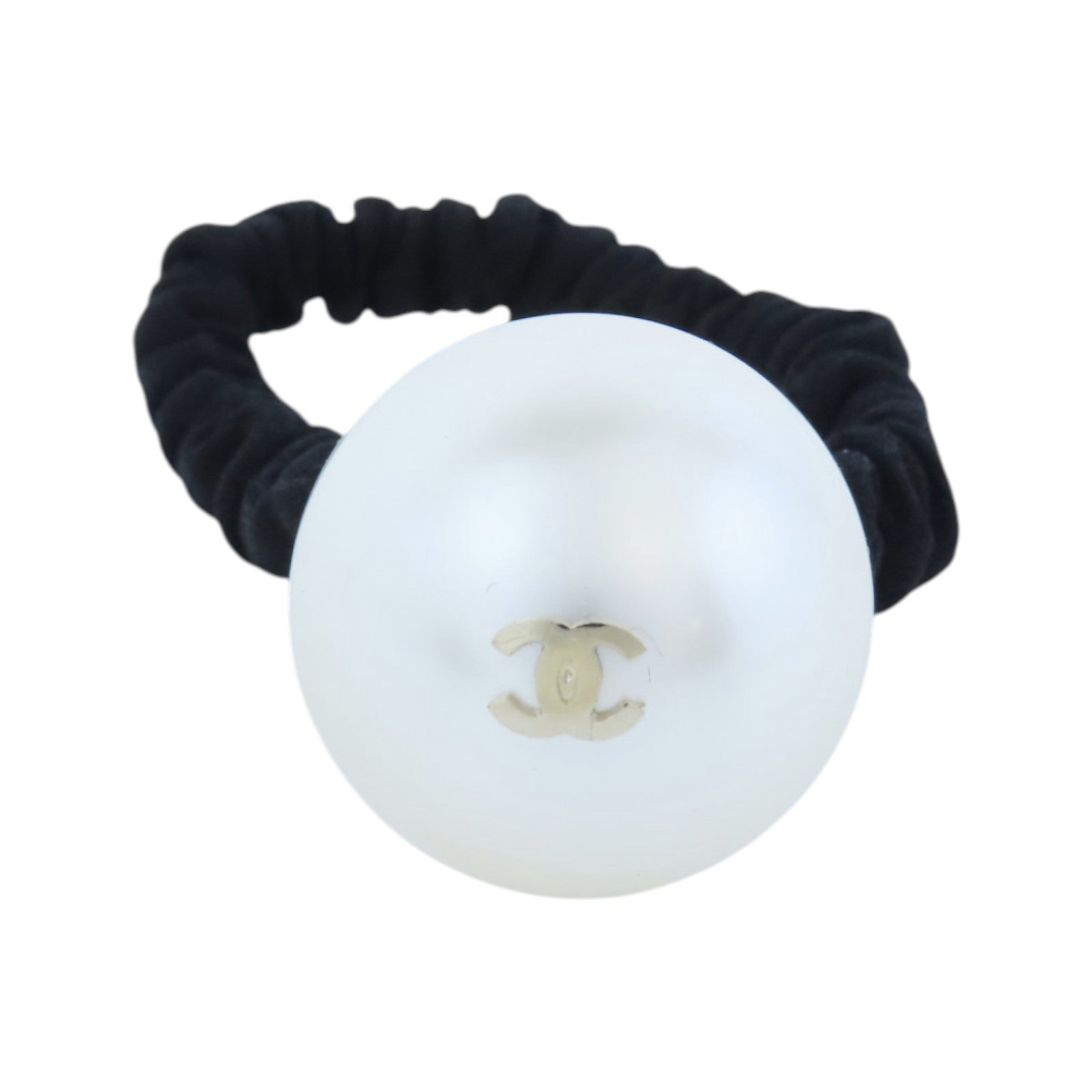 CHANEL CC Hair Band A63896 PVC Rubber