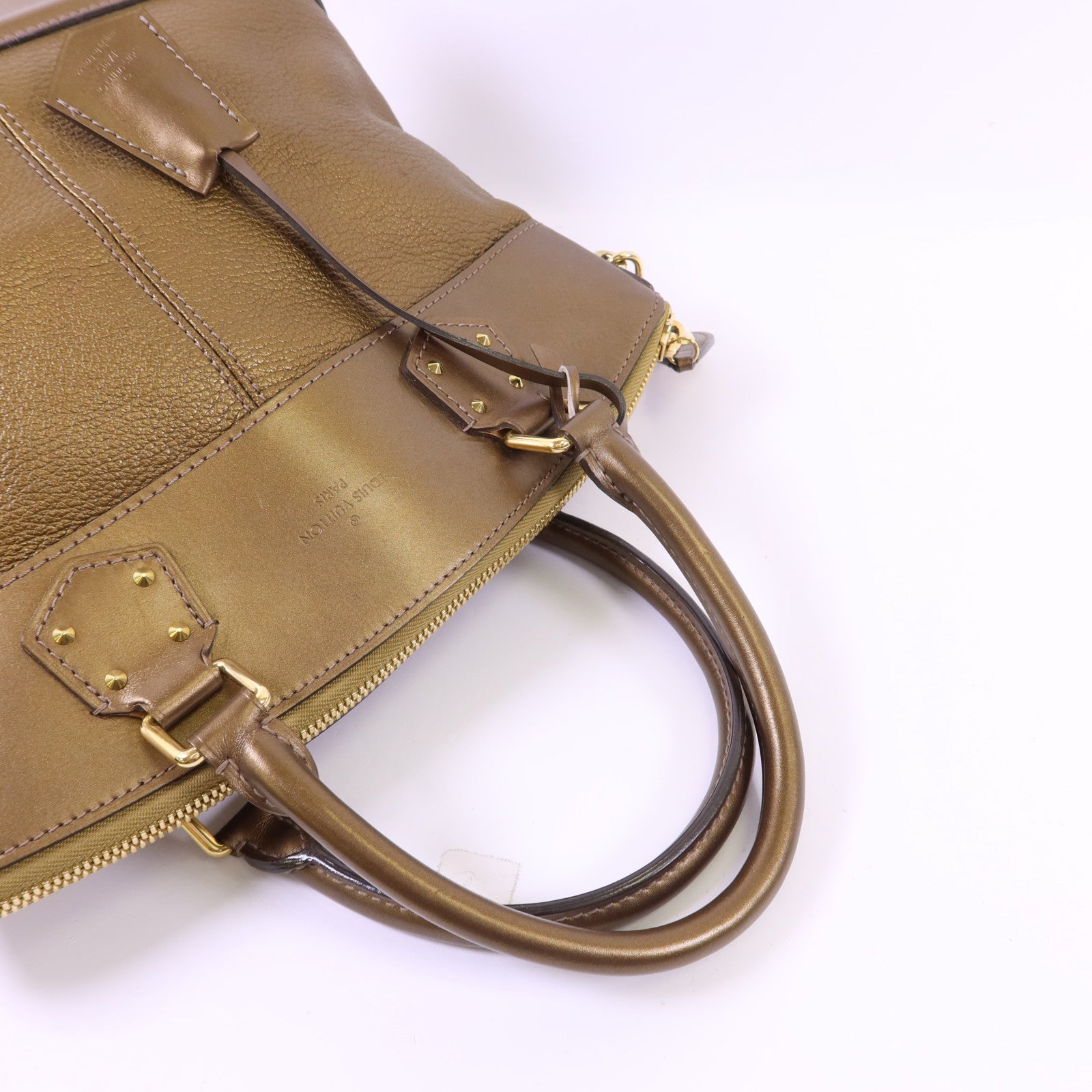 LOUIS VUITTON Suhali Lockit PM金扣手挽袋
