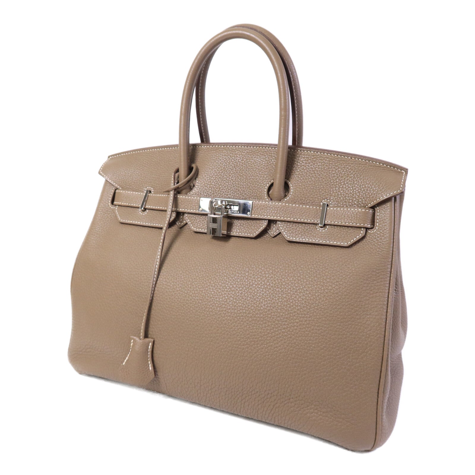 HERMES Togo皮革Birkin 35手挽袋Etoupe