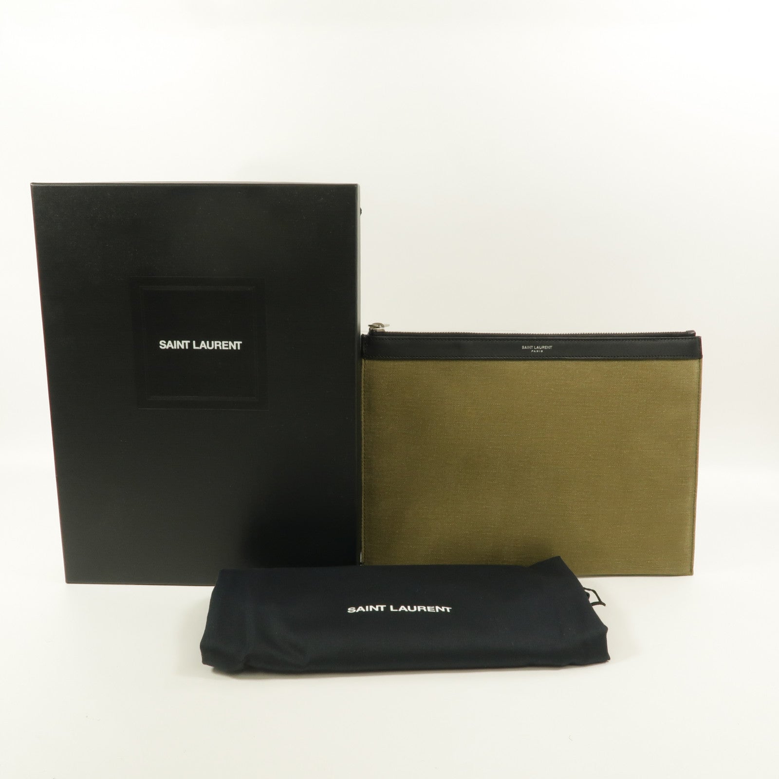 SAINT LAURENT 帆布Clutch Bag手拿包