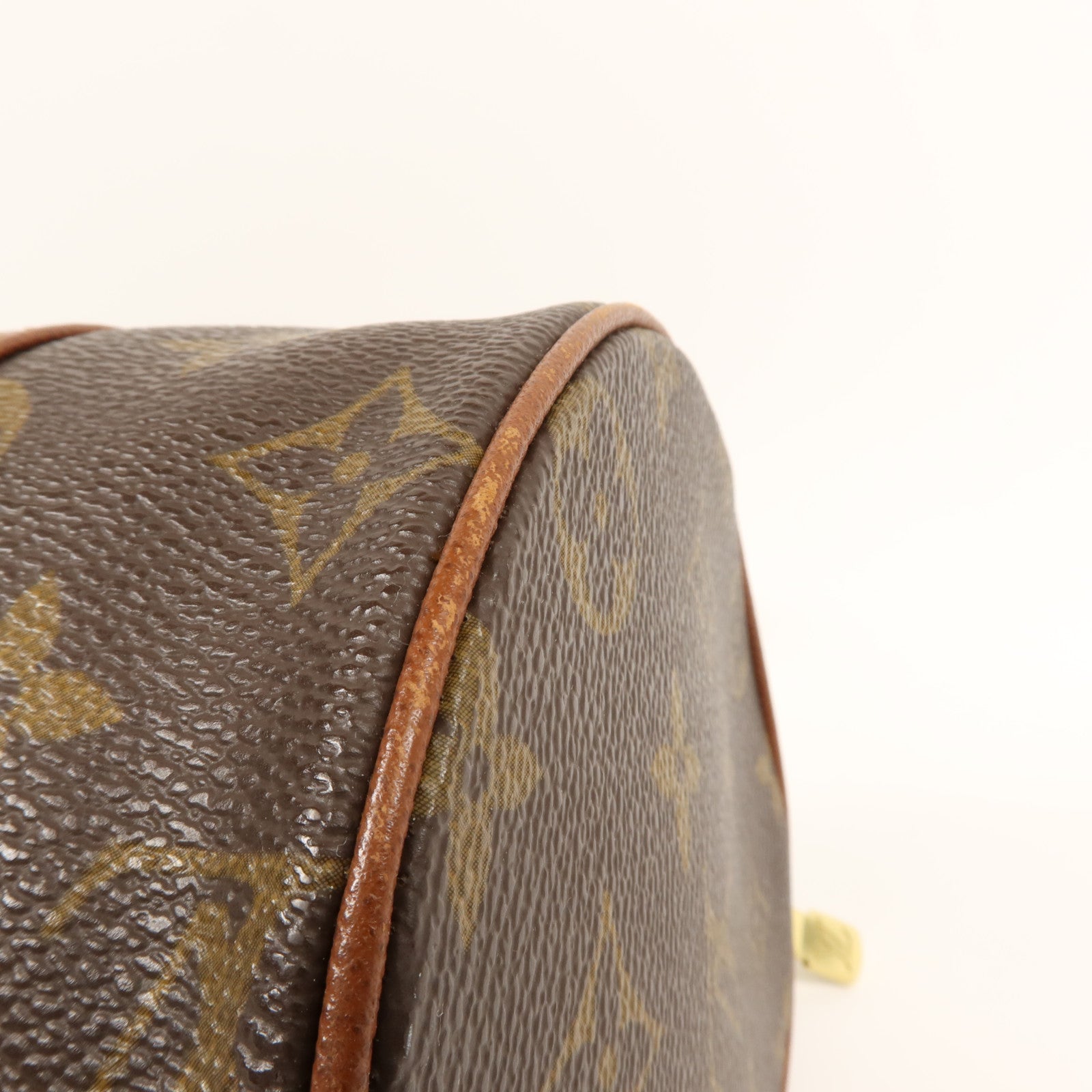 LOUIS VUITTON Monogram Papillon金扣手挽袋