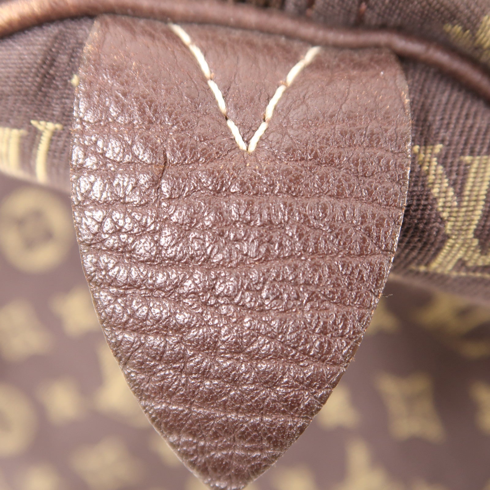 LOUIS VUITTON LV GHW Speedy 30 Handbag M95224 Monogram Mini Lin Brown