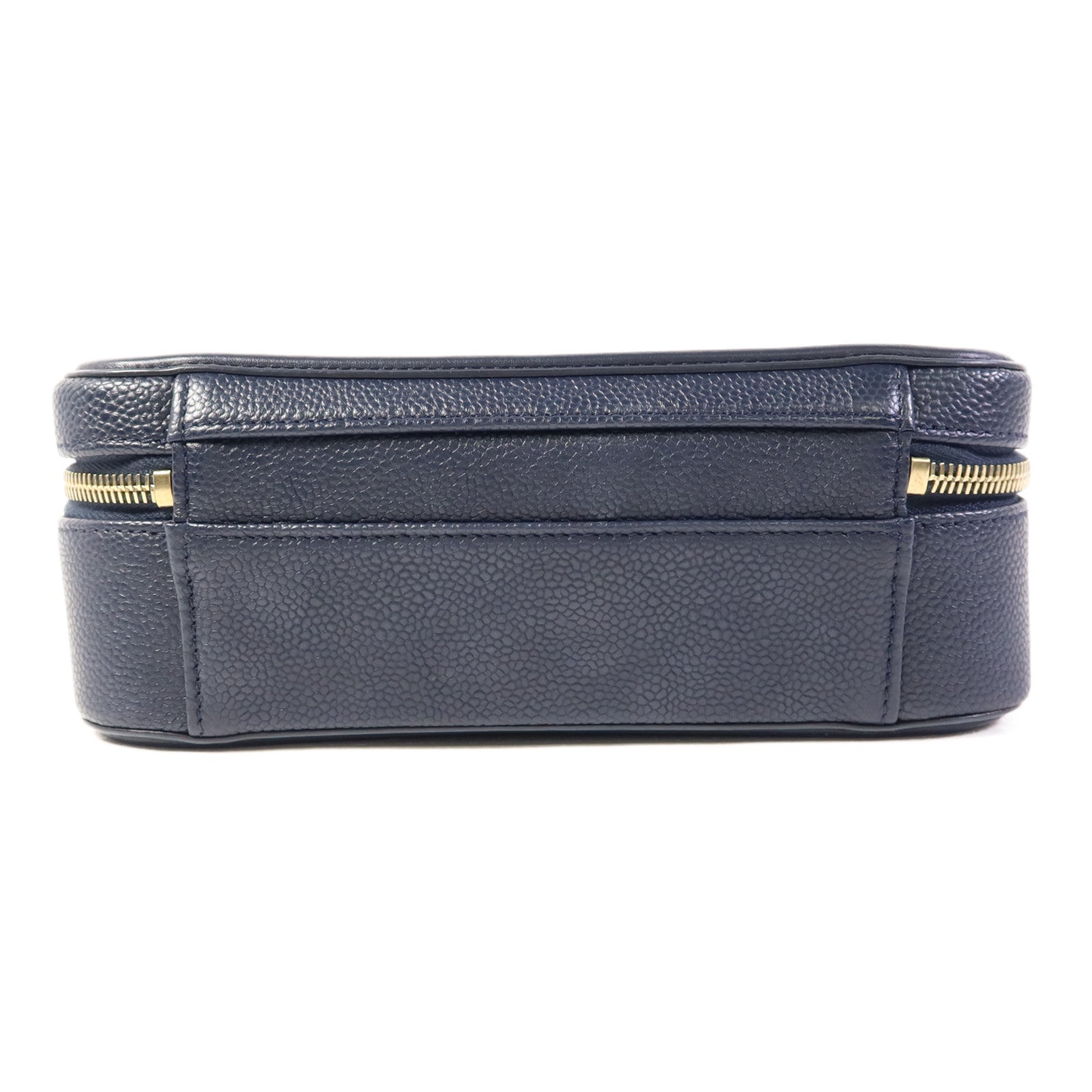 CHANEL 牛皮皮革Vanity Case金扣手挽肩背兩用袋