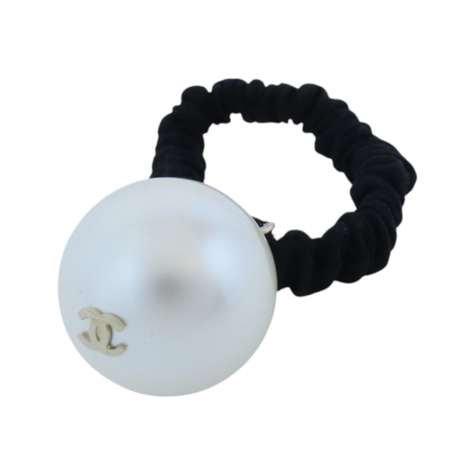 CHANEL CC Hair Band A63896 PVC Rubber