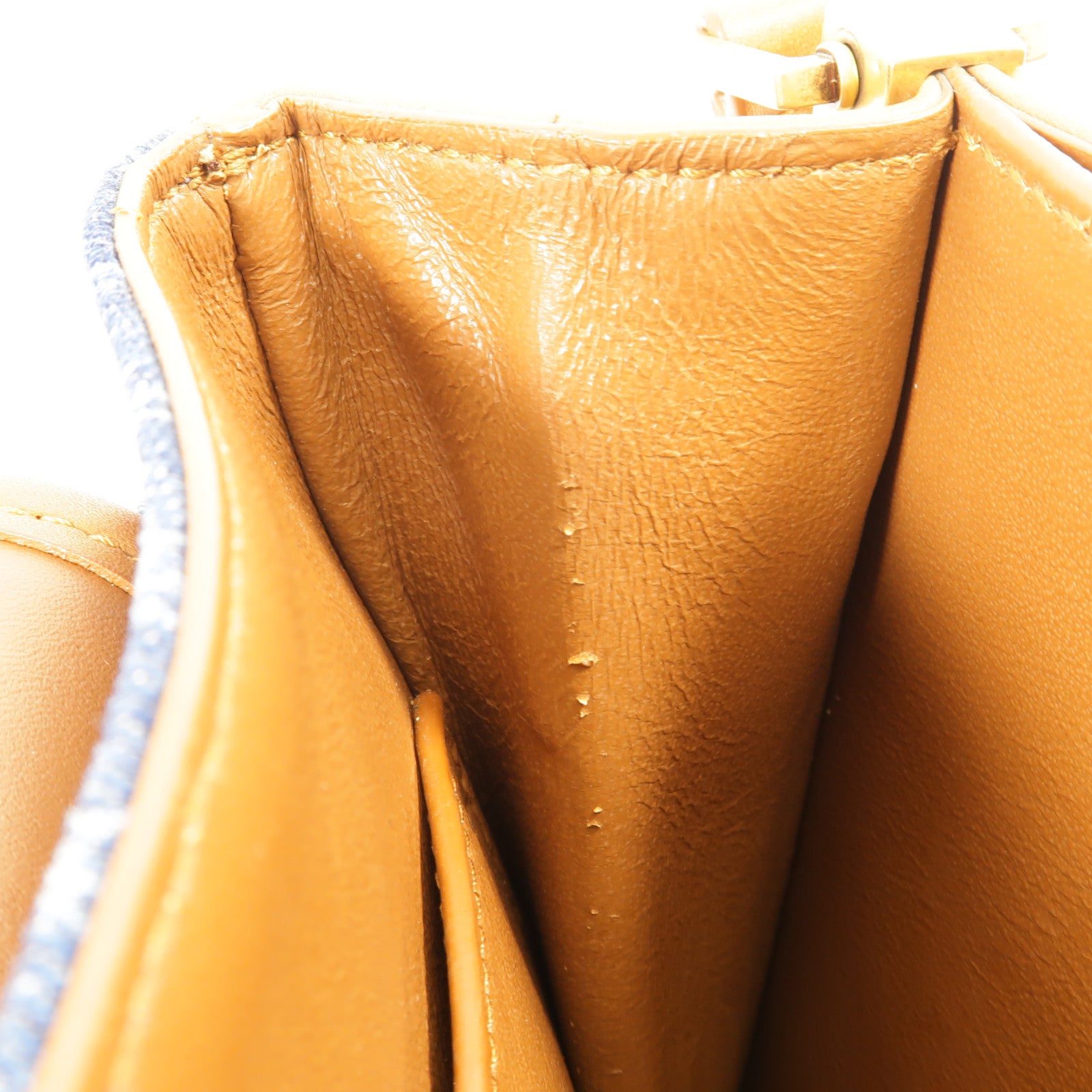 SAINT LAURENT Denim/牛皮皮革Le Monogram肩背袋