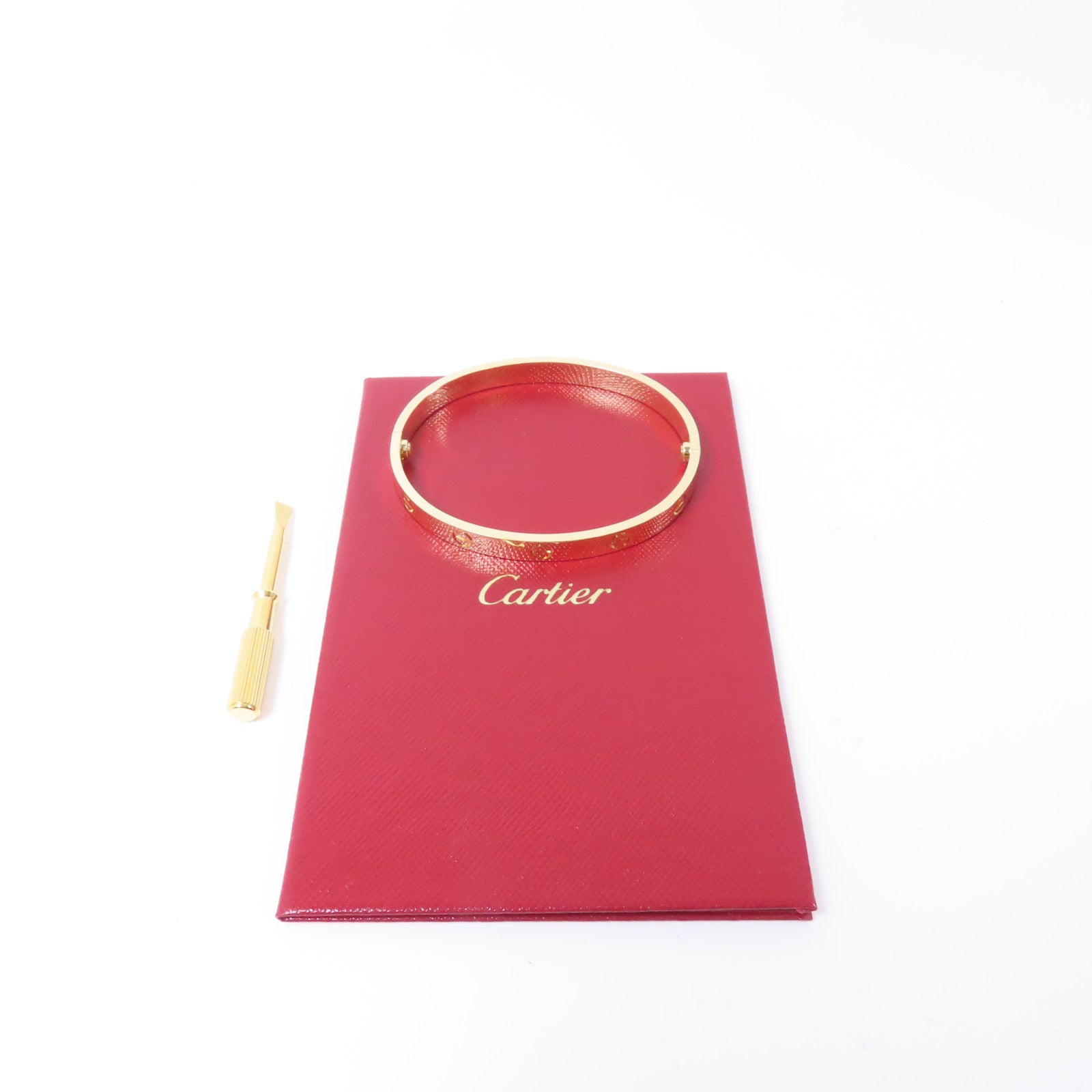 CARTIER 18K黃金Love Bracelet手鐲