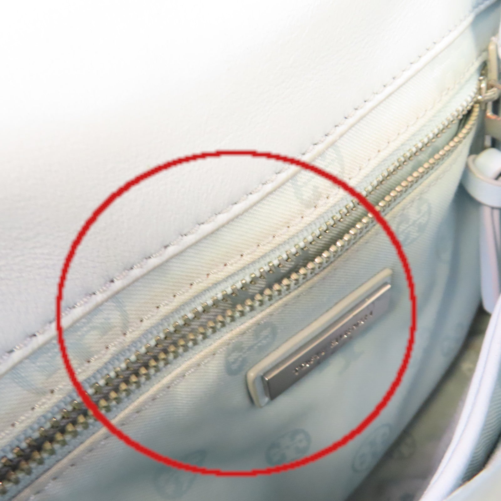 Tory Burch 【激減優惠】牛皮皮革Chain Shoulder Bag鏈帶肩背袋淺藍色