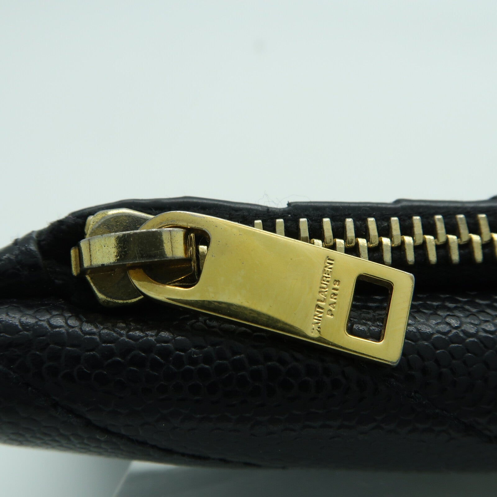 SAINT LAURENT 牛皮皮革Card case金扣卡片套