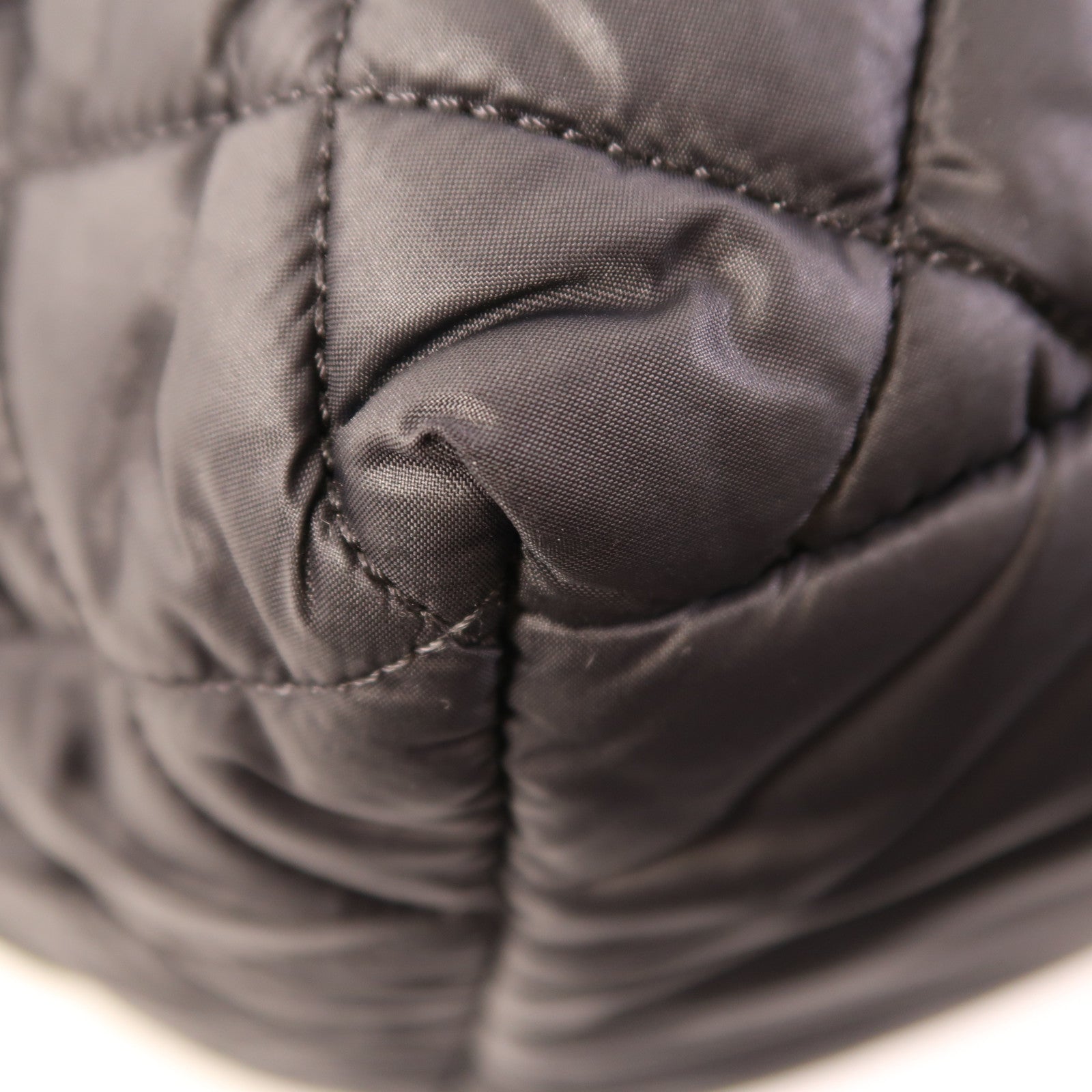 CHANEL CC SHW Coco Cocoon Tote Bag Nylon Black