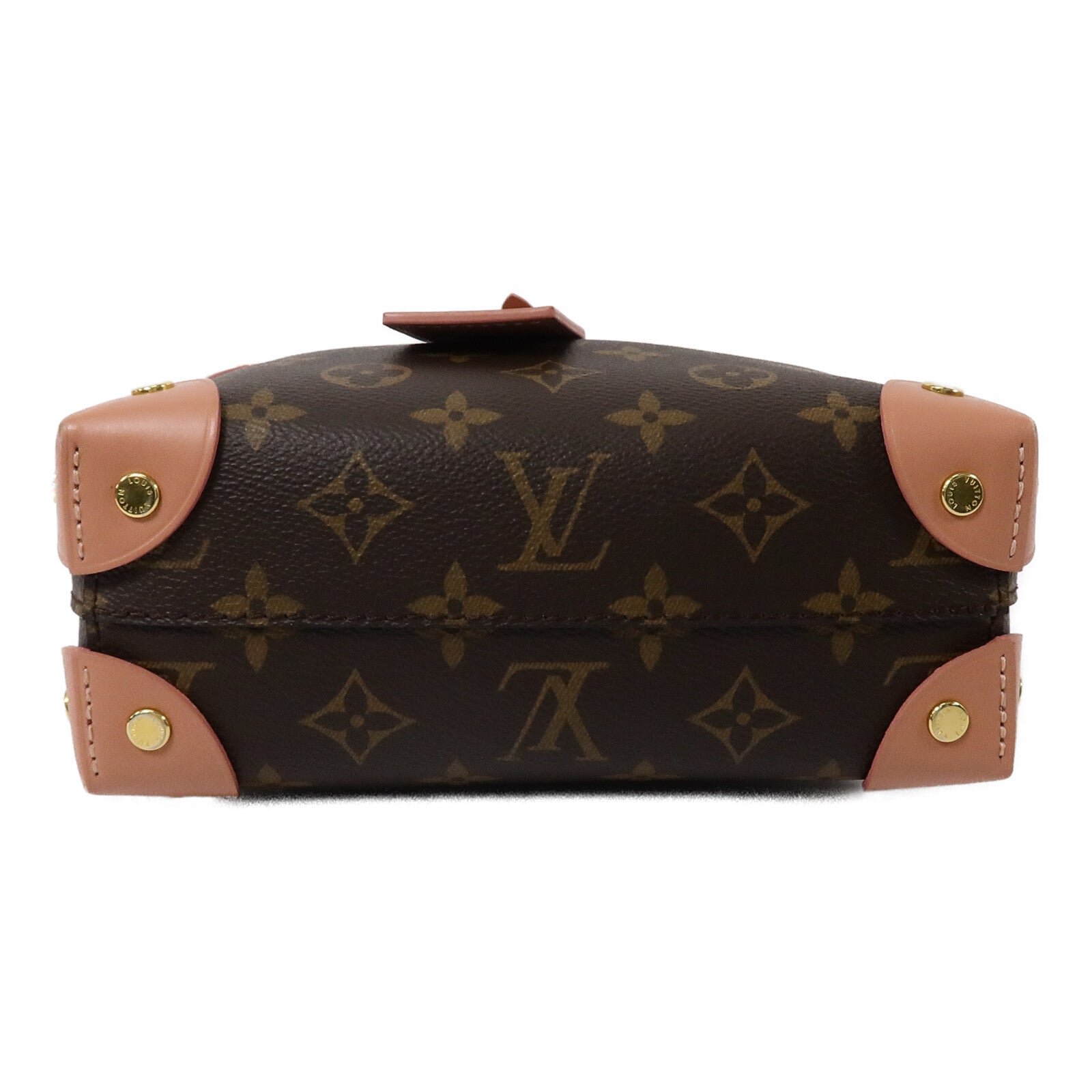 LOUIS VUITTON Monogram Petite Malle Souple手挽肩背兩用袋