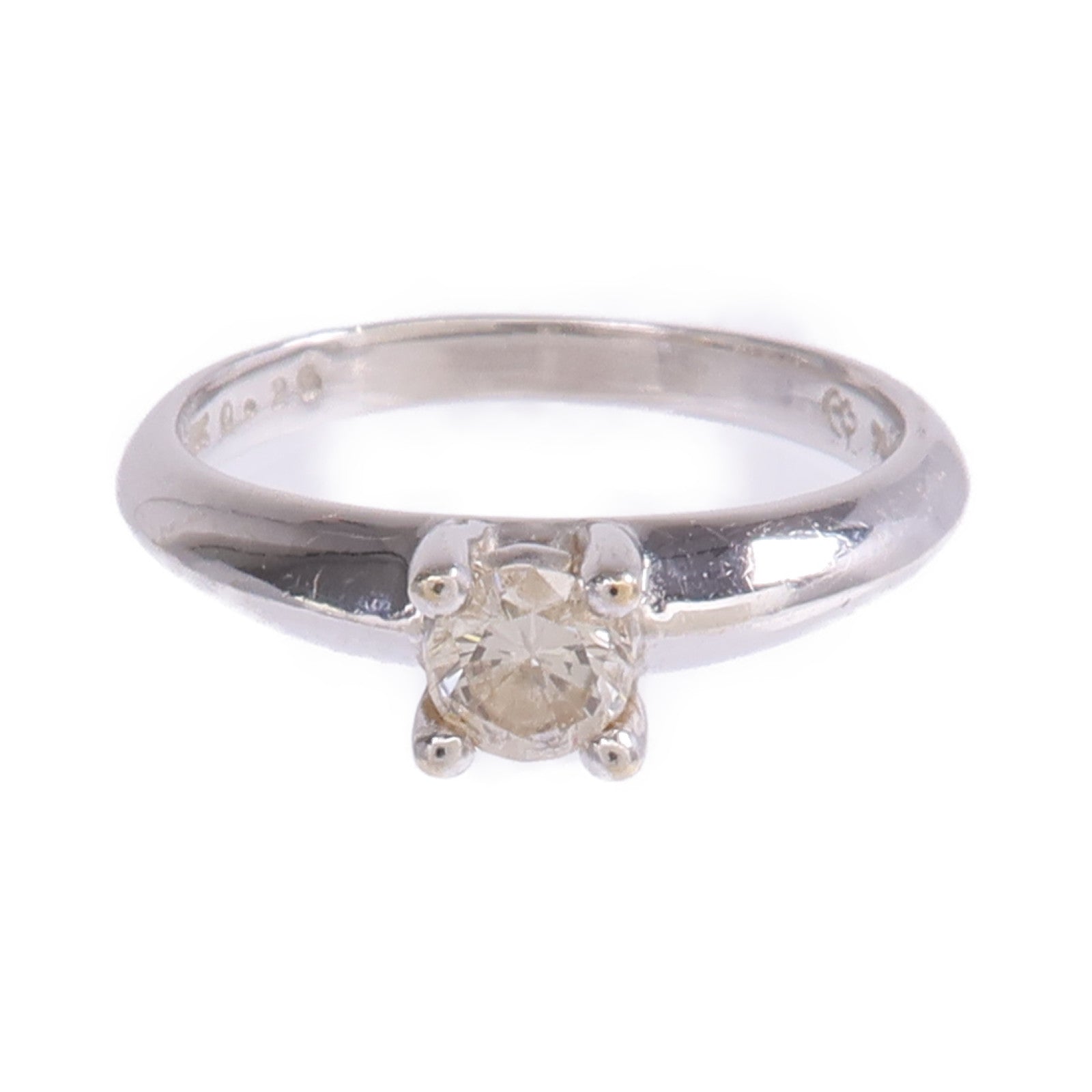 JEWELRY 【激減優惠】18K白金Diamond Ring鑽石戒指US#5