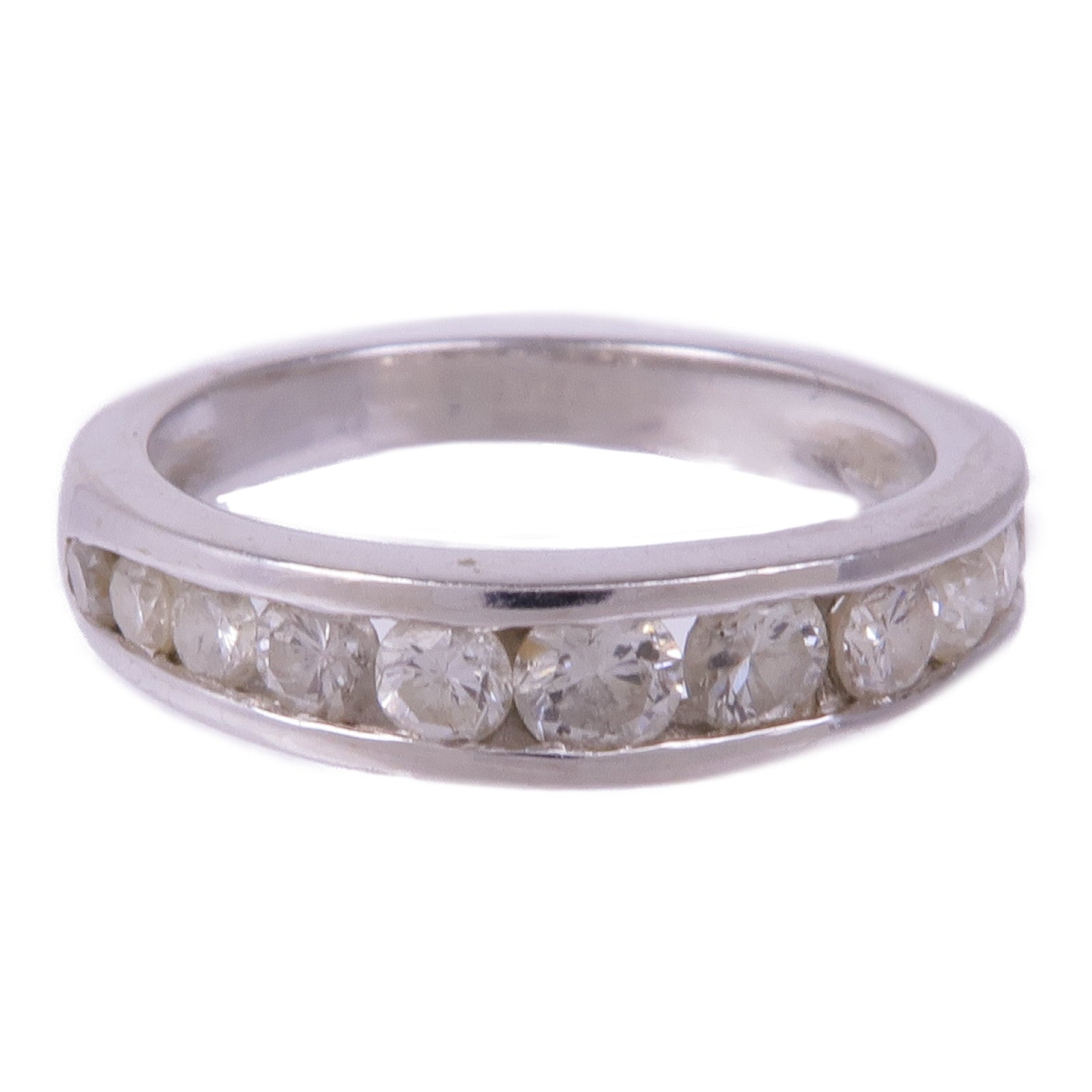 JEWELRY 【激減優惠】18K白金Diamond Ring鑽石戒指US#4.5
