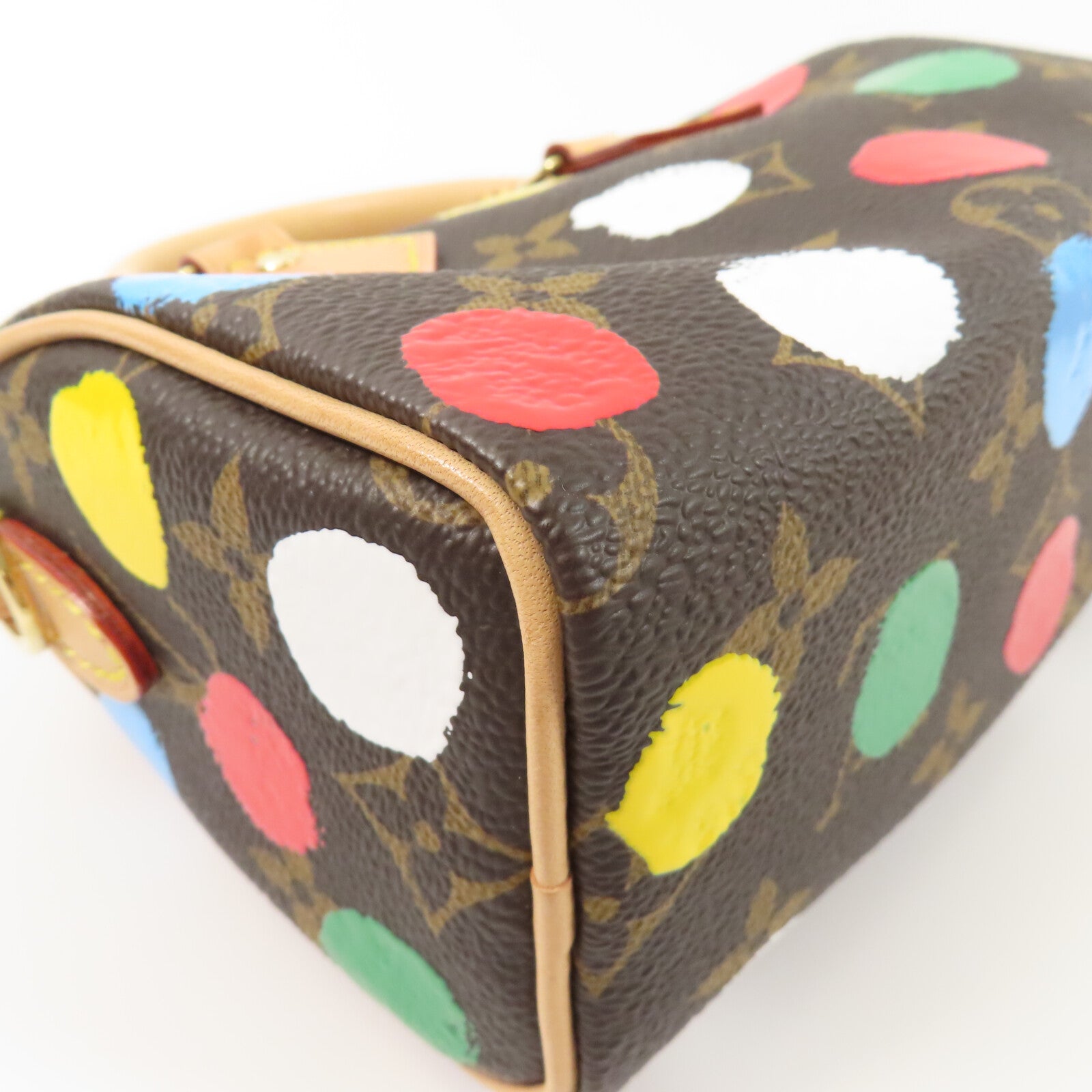 LOUIS VUITTON Monogram LV X YK Nano Speedy手挽肩背兩用袋