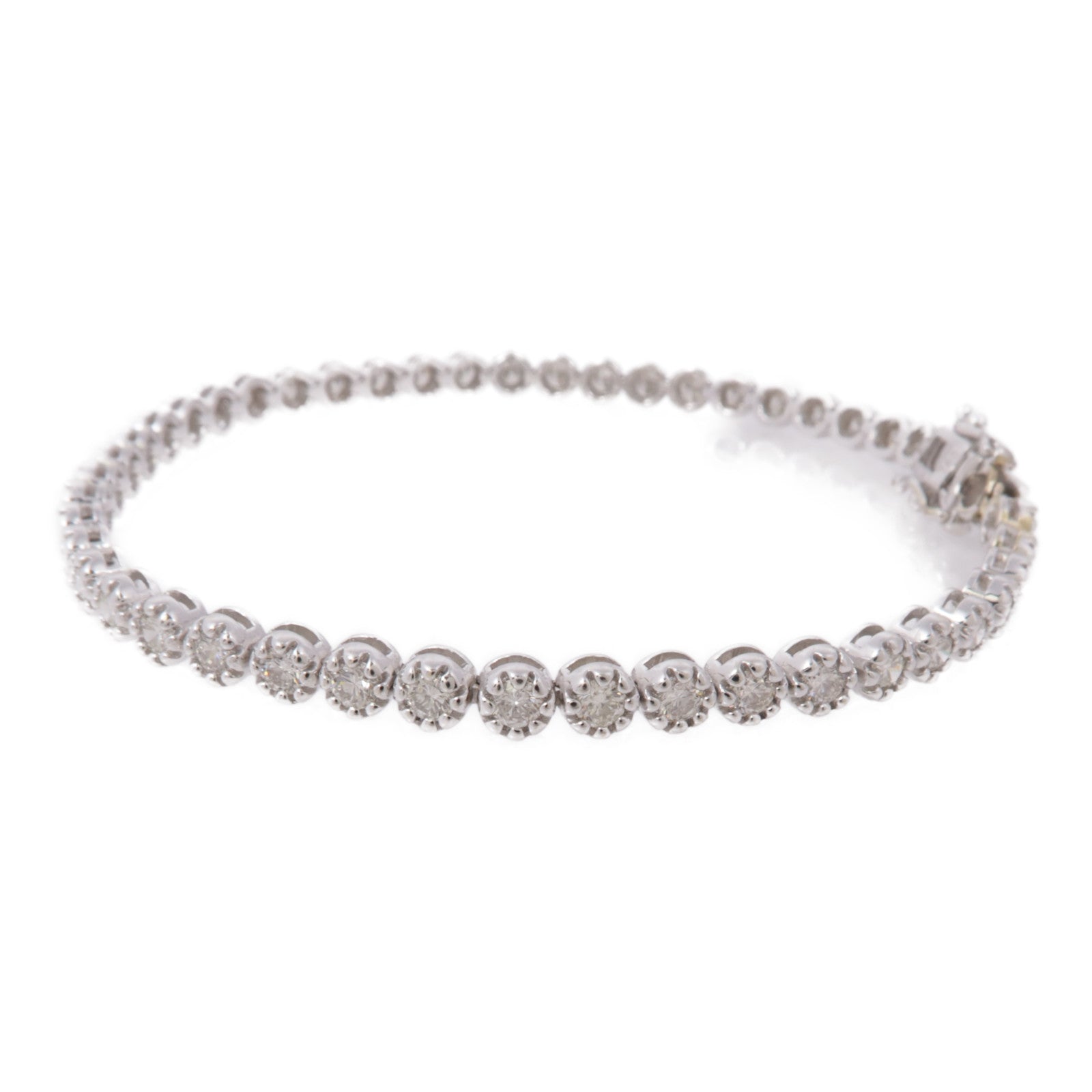 JEWELRY 18K白金Diamond Bracelet鑽石手鏈