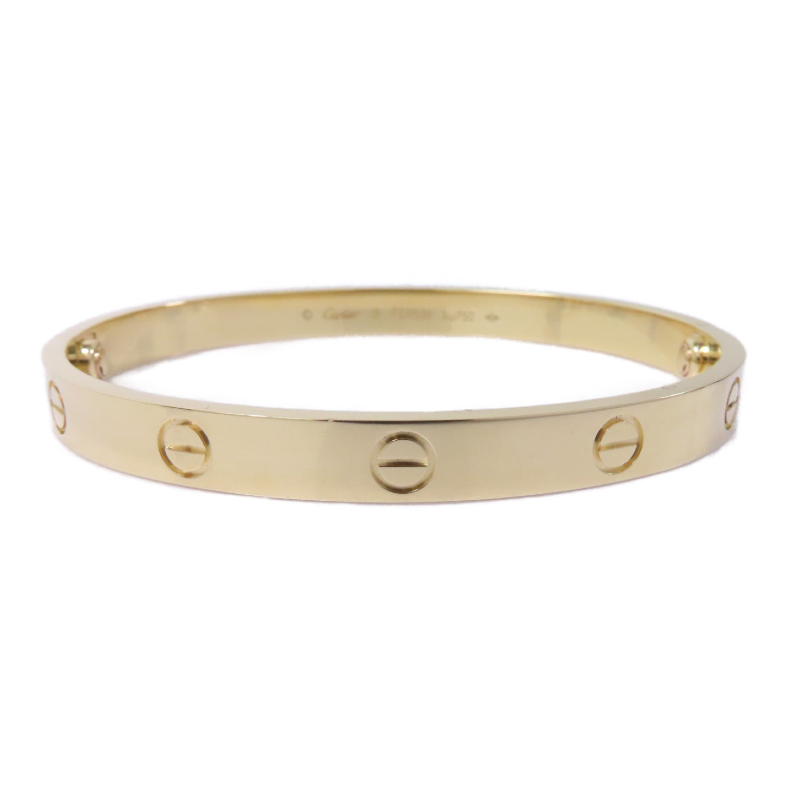 CARTIER 18K黃金Love Bracelet手鐲