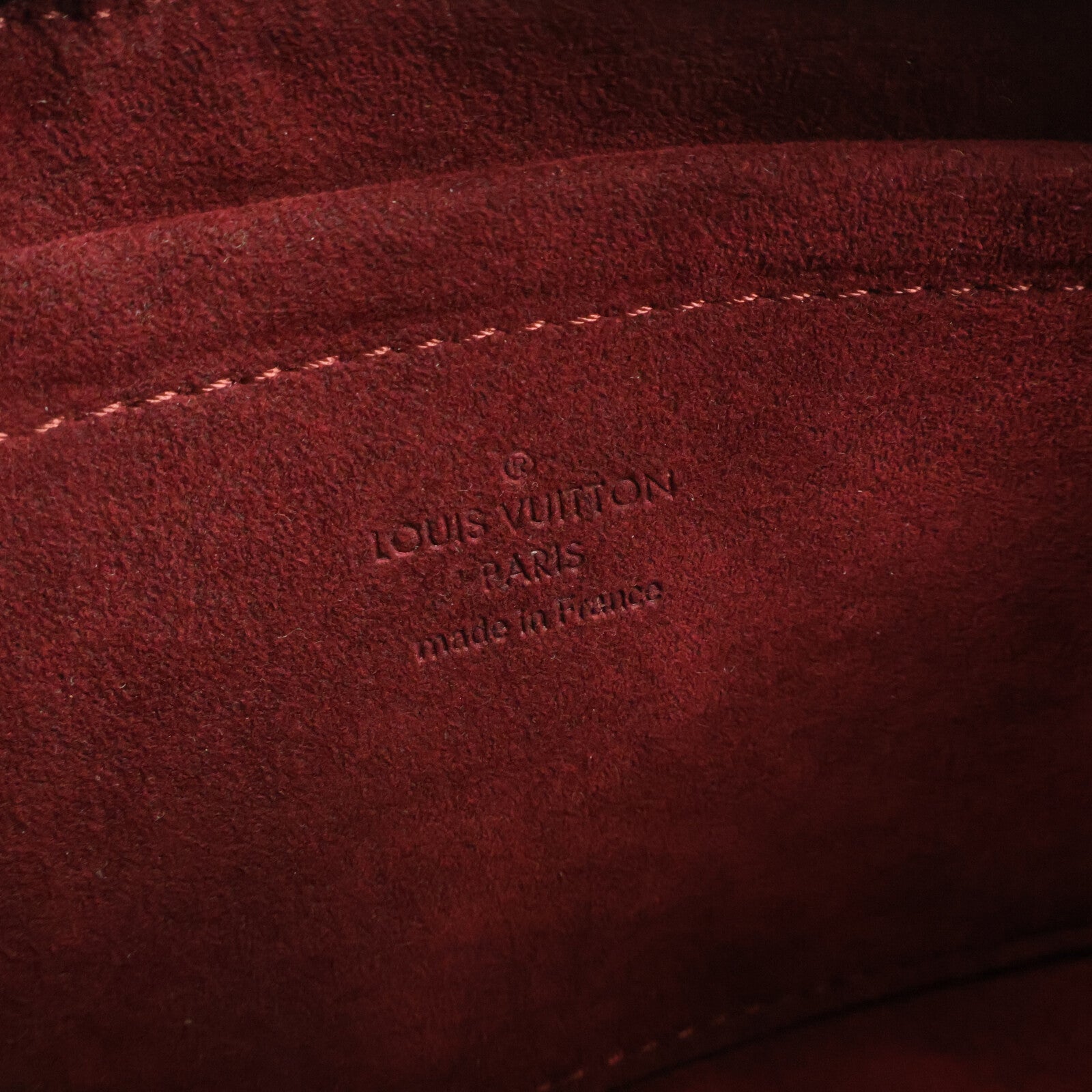 LOUIS VUITTON Damier Pochette Mila MM鏈帶手拿包