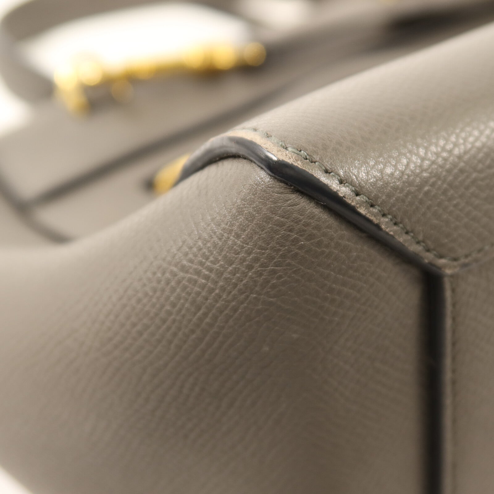 CELINE 牛皮皮革Micro Belt Bag金扣手挽肩背兩用袋
