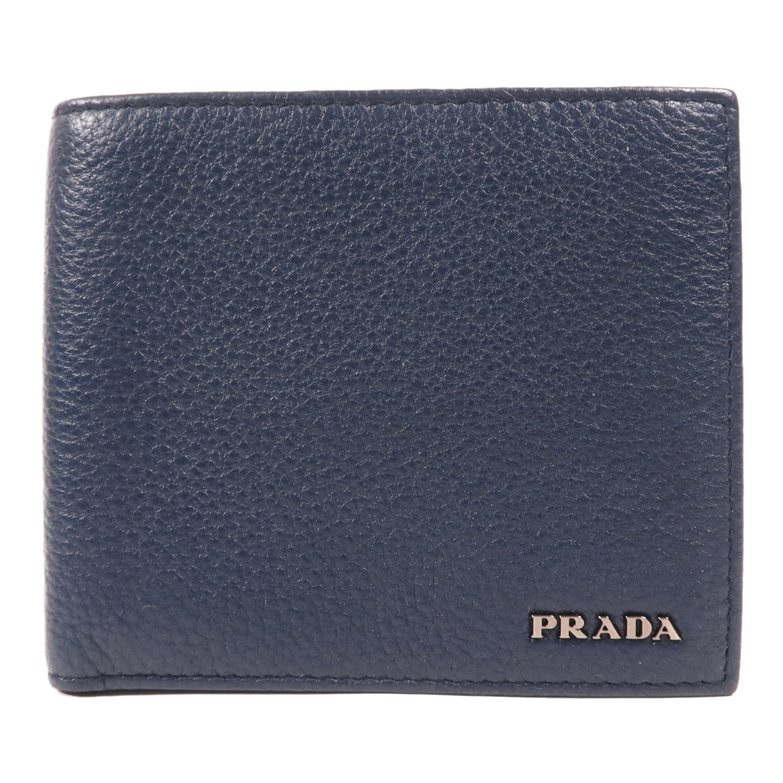 PRADA 【激減優惠】牛皮皮革Fold Wallet錢包