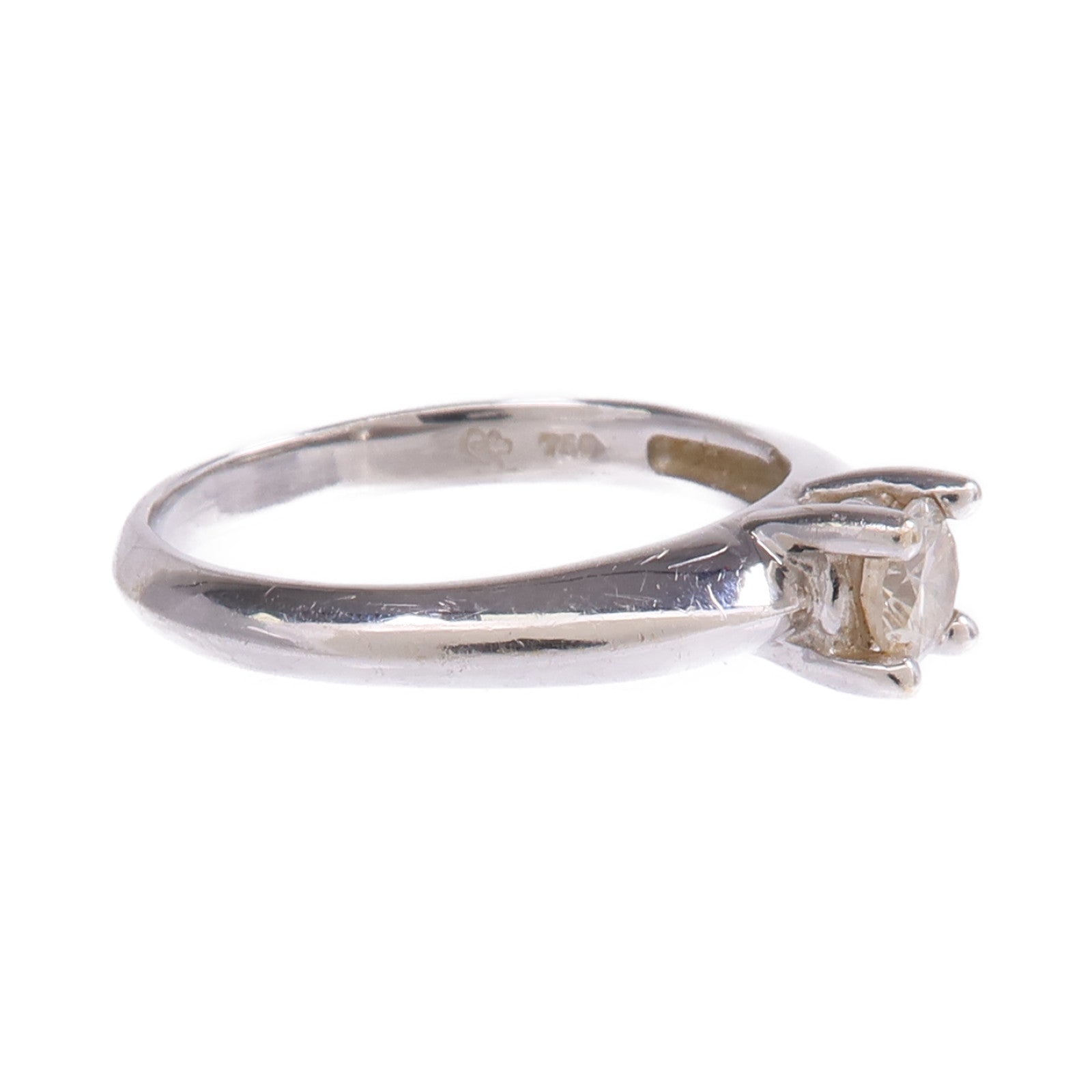 JEWELRY 【激減優惠】18K白金Diamond Ring鑽石戒指US#5