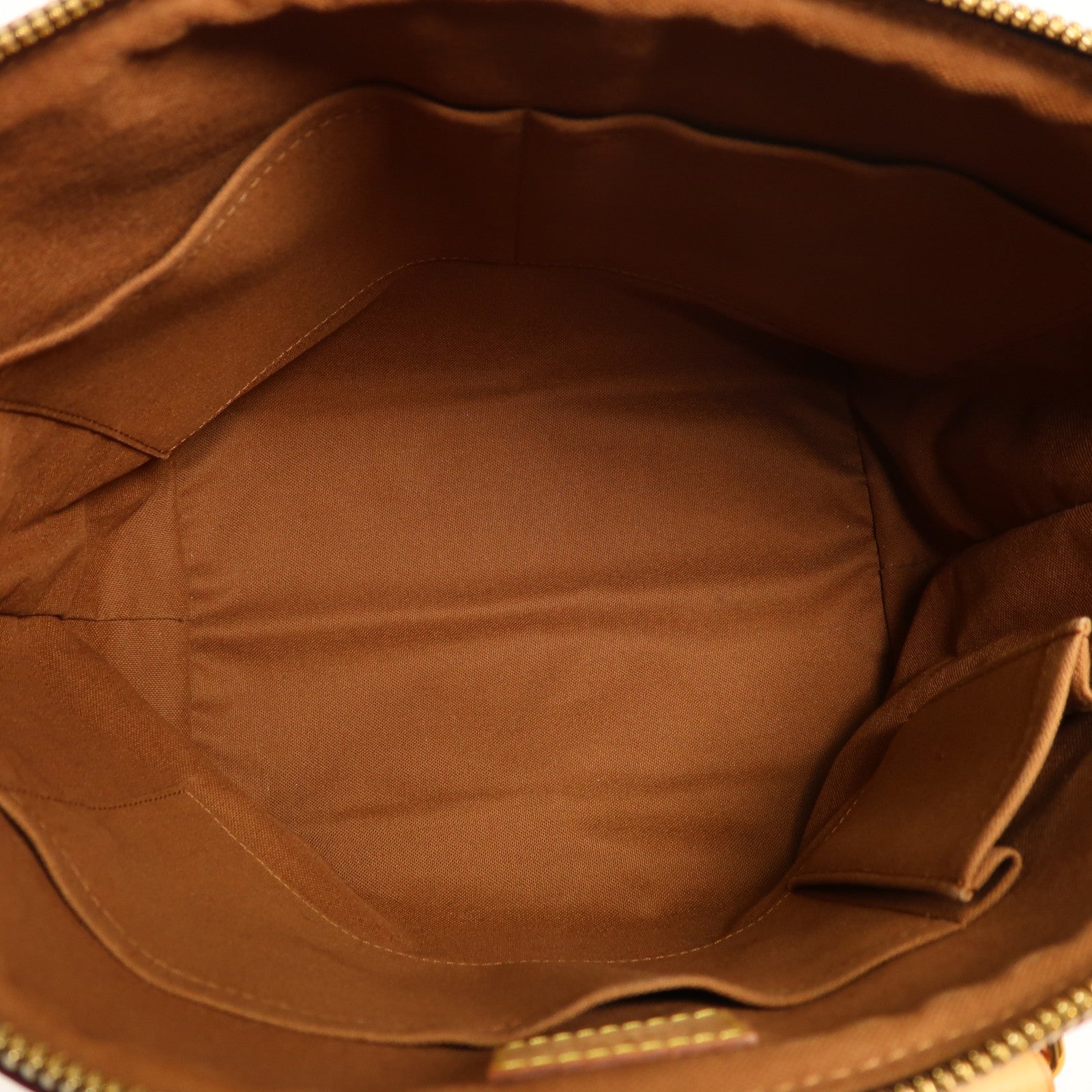 LOUIS VUITTON Monogram Palermo PM金扣手挽肩背兩用袋棕色