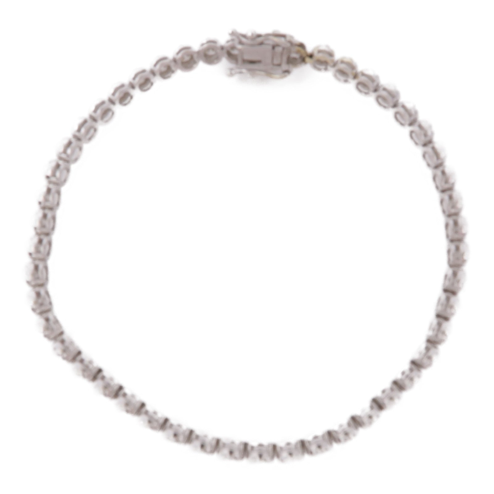 JEWELRY 18K白金Diamond Bracelet鑽石手鏈